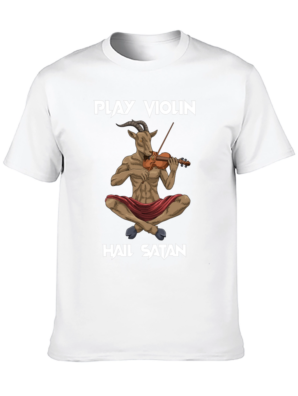 Play Violin Hail Satan T-Shirt
