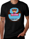 Yumm Berry Ice Cream Cafe Graphic T-Shirt