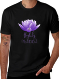 Highly Meditated Lotus Flower Graphic Tee - Unisex