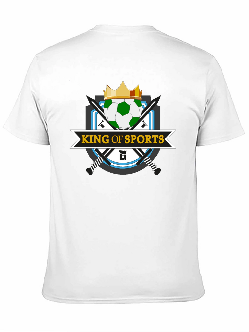 King of Sports T-Shirt - Soccer Crown Design