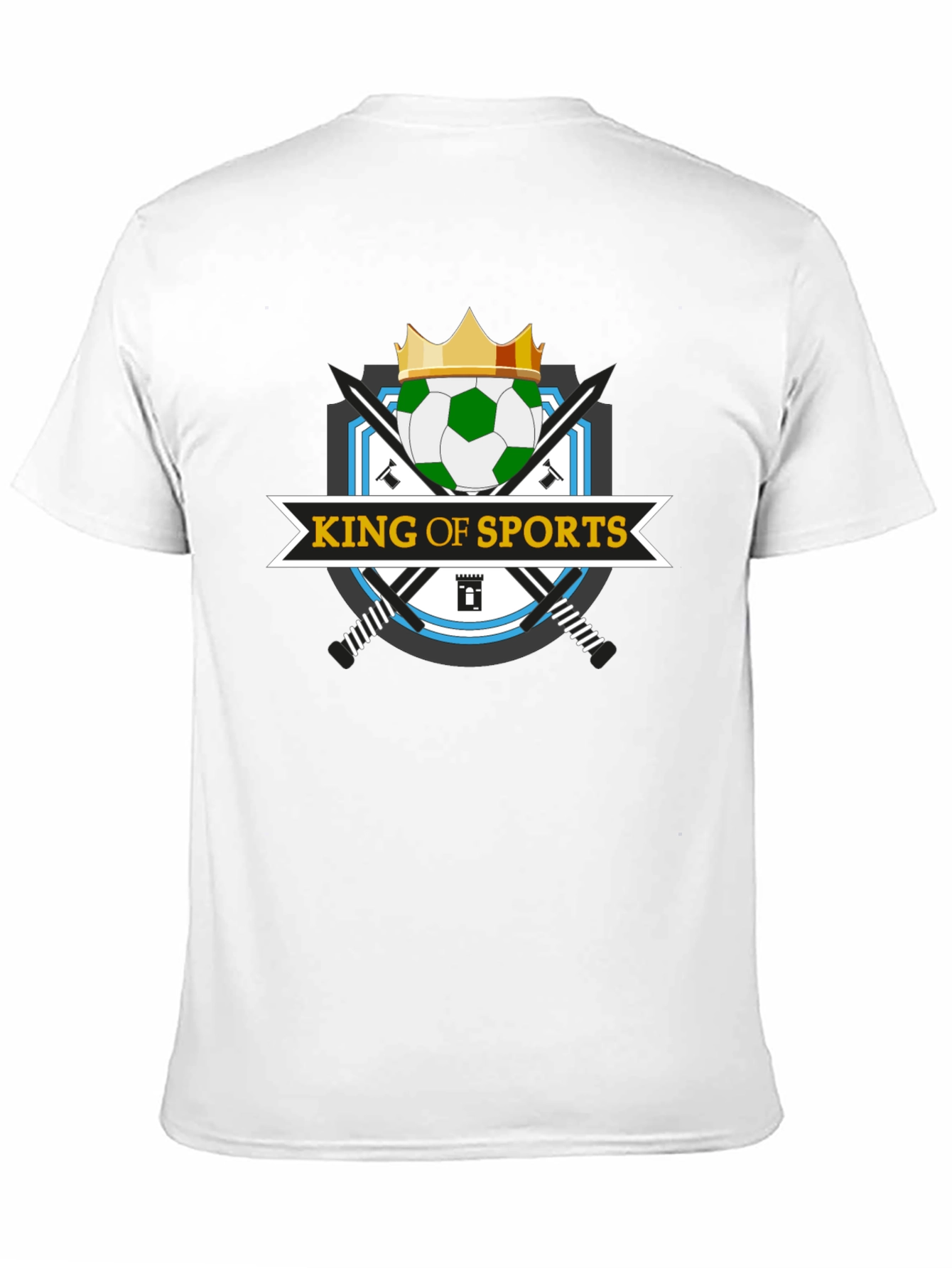 King of Sports T-Shirt - Soccer Crown Design