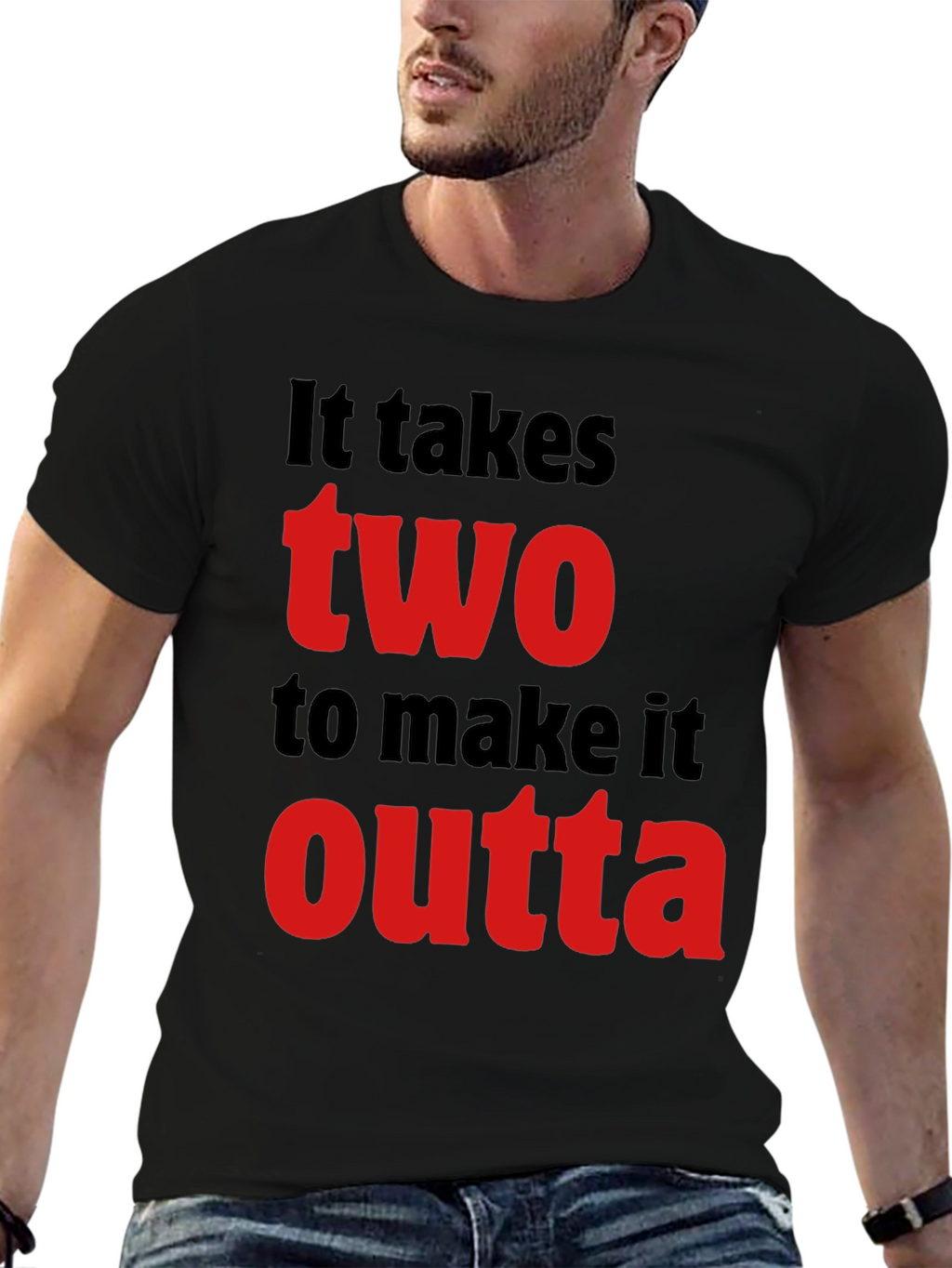 It Takes Two T-Shirt - Stylish Graphic Tee