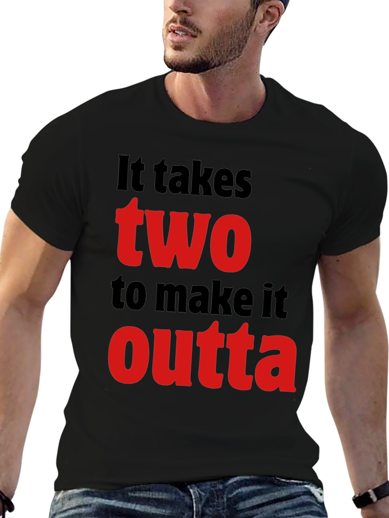 It Takes Two T-Shirt - Stylish Graphic Tee