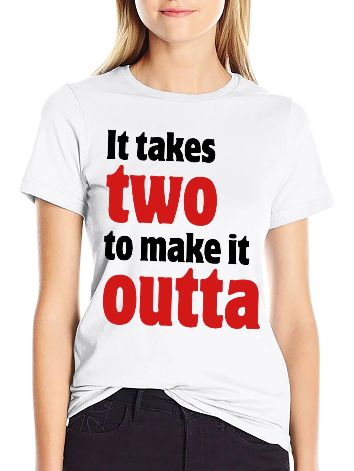 It Takes Two T-Shirt - Stylish Graphic Tee