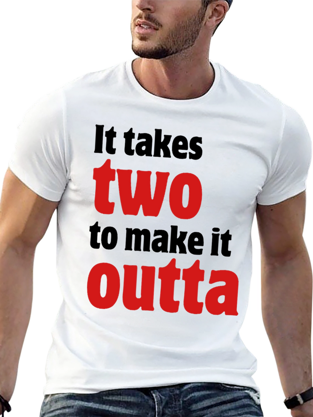 It Takes Two T-Shirt - Stylish Graphic Tee