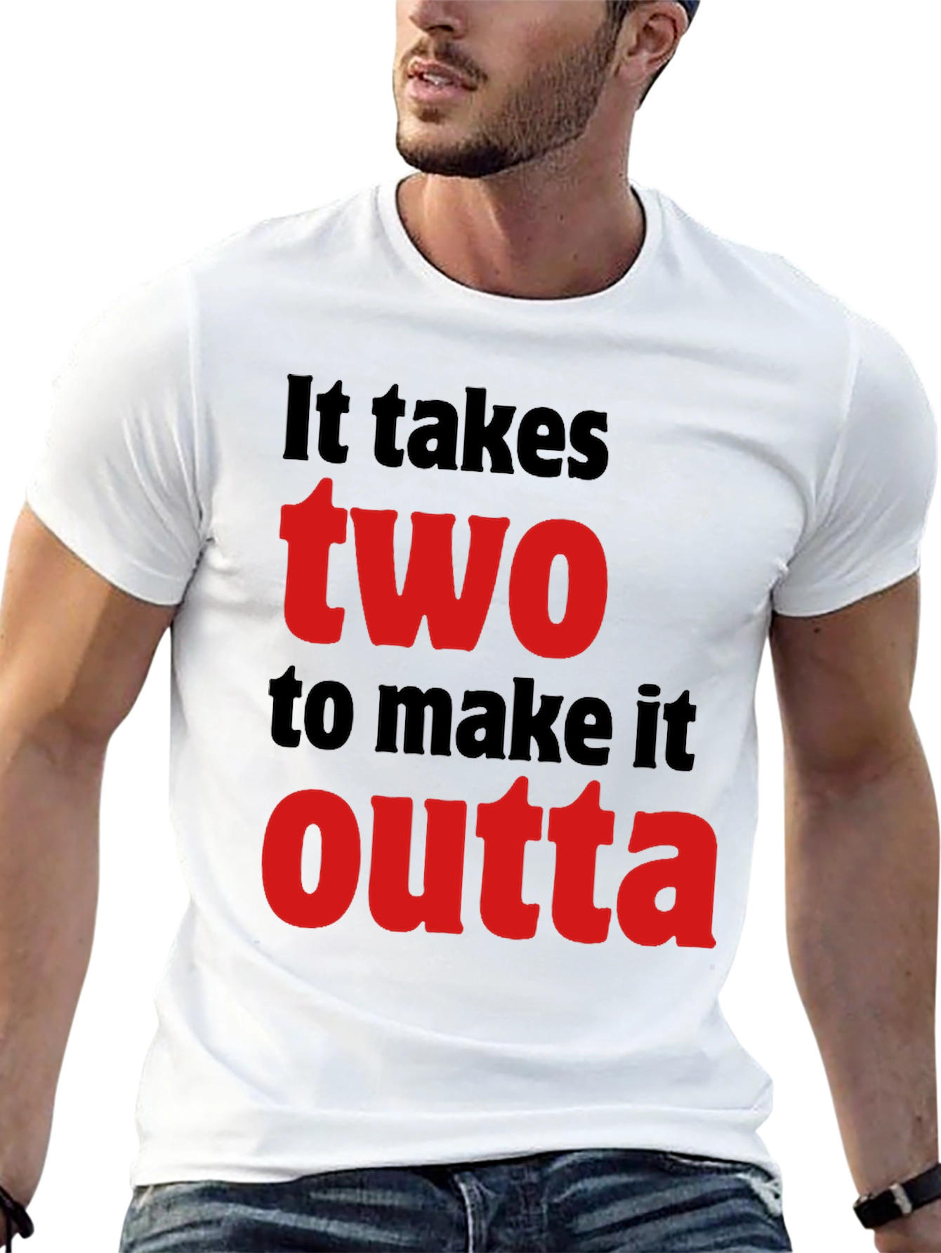 It Takes Two T-Shirt - Stylish Graphic Tee