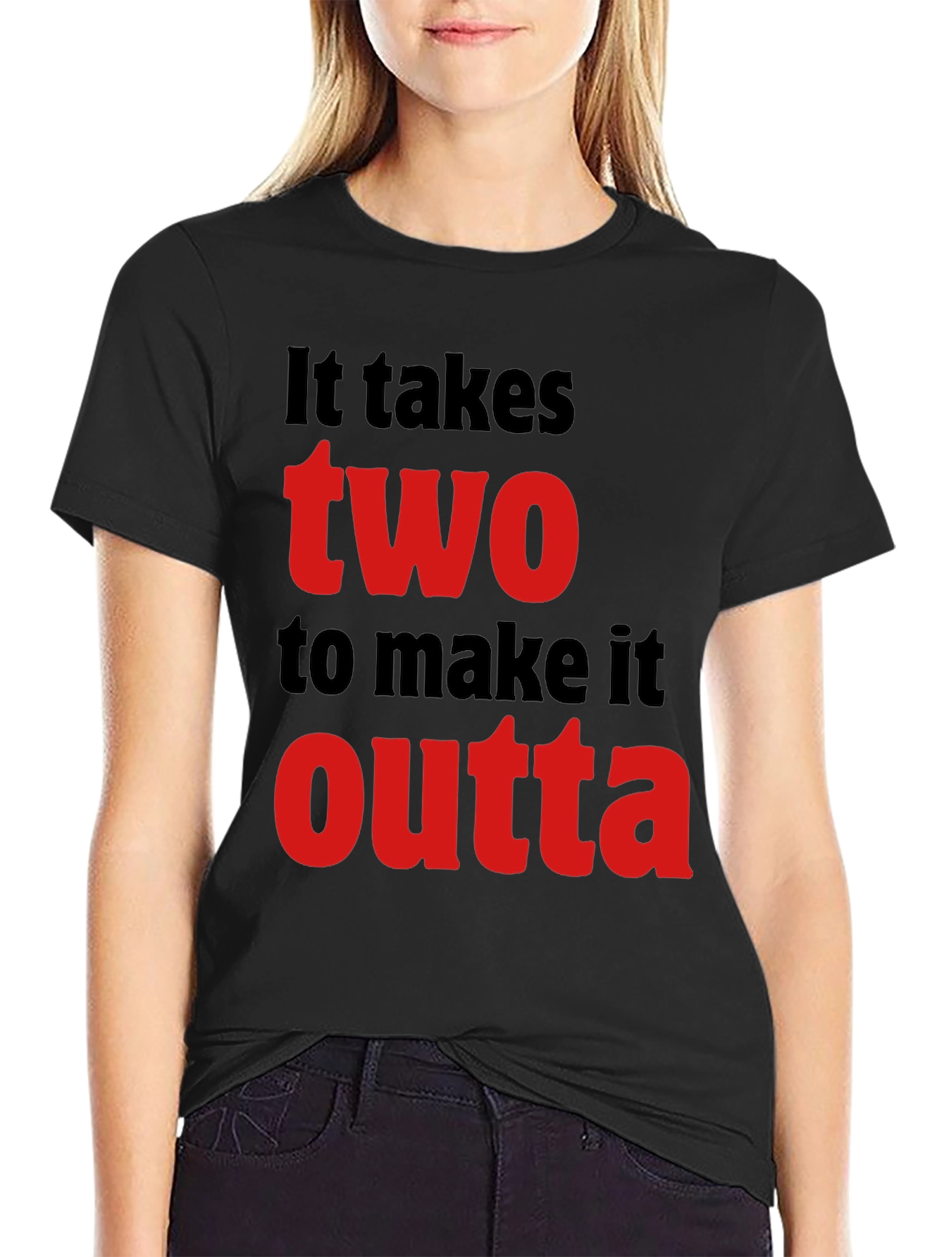 It Takes Two T-Shirt - Stylish Graphic Tee