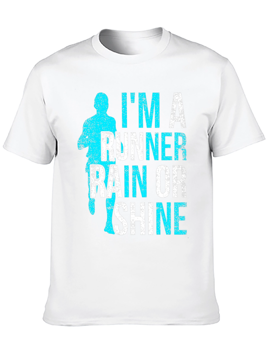 Runner Rain or Shine Black Graphic Tee
