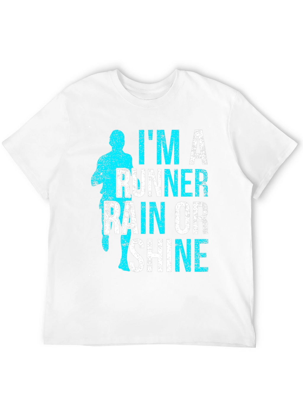 Runner Rain or Shine Black Graphic Tee