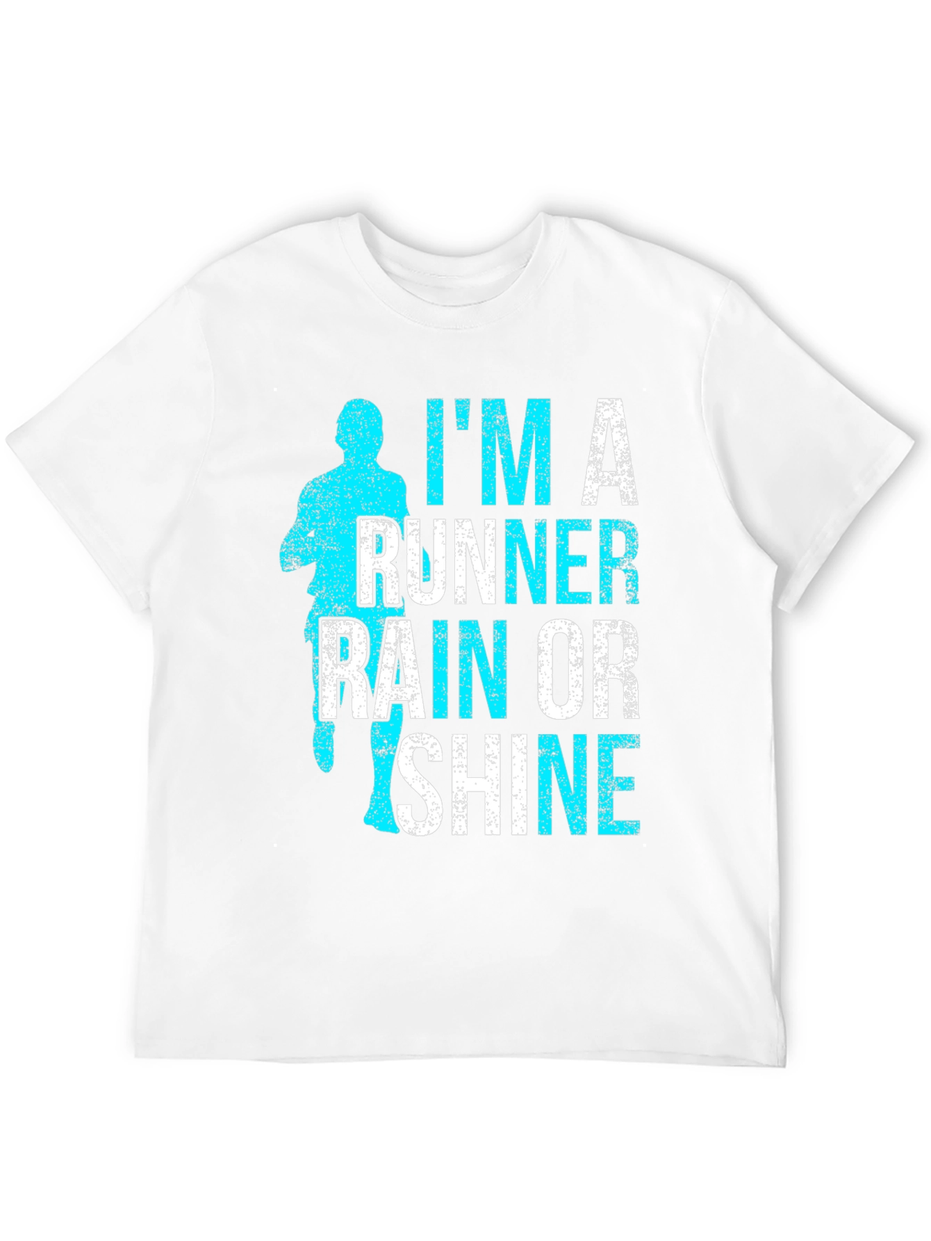 Runner Rain or Shine Black Graphic Tee