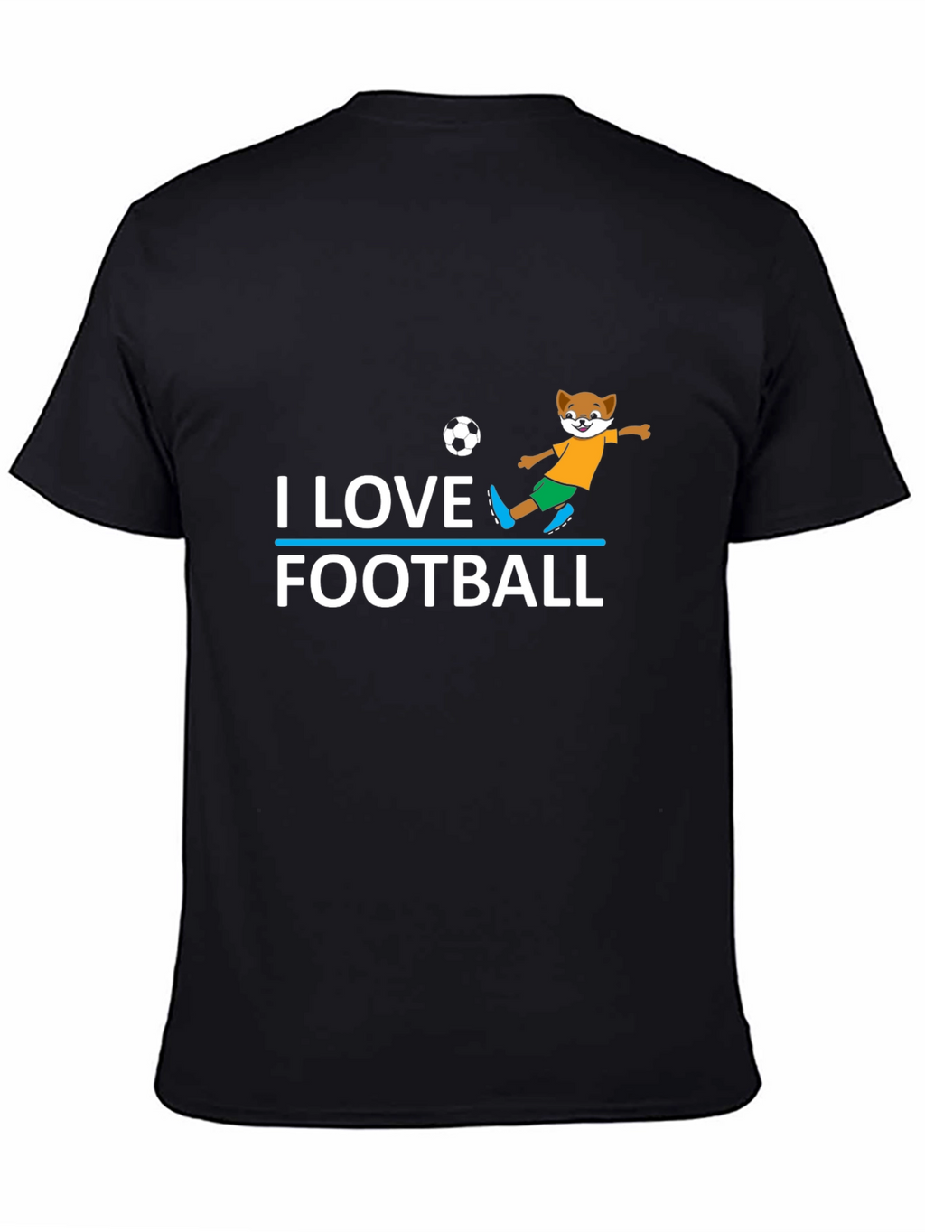 I Love Football T-Shirt - Soccer Fox