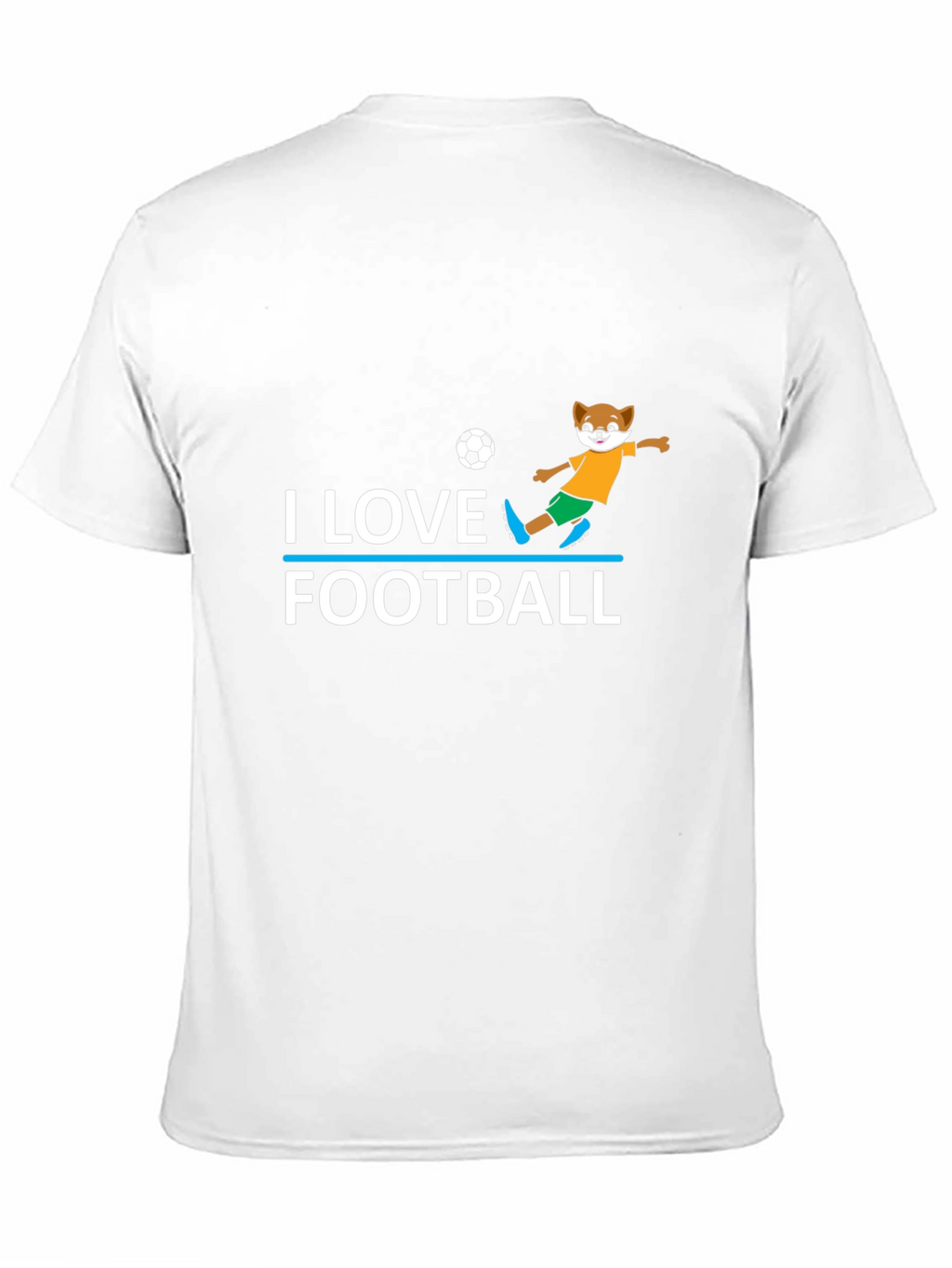 I Love Football T-Shirt - Soccer Fox
