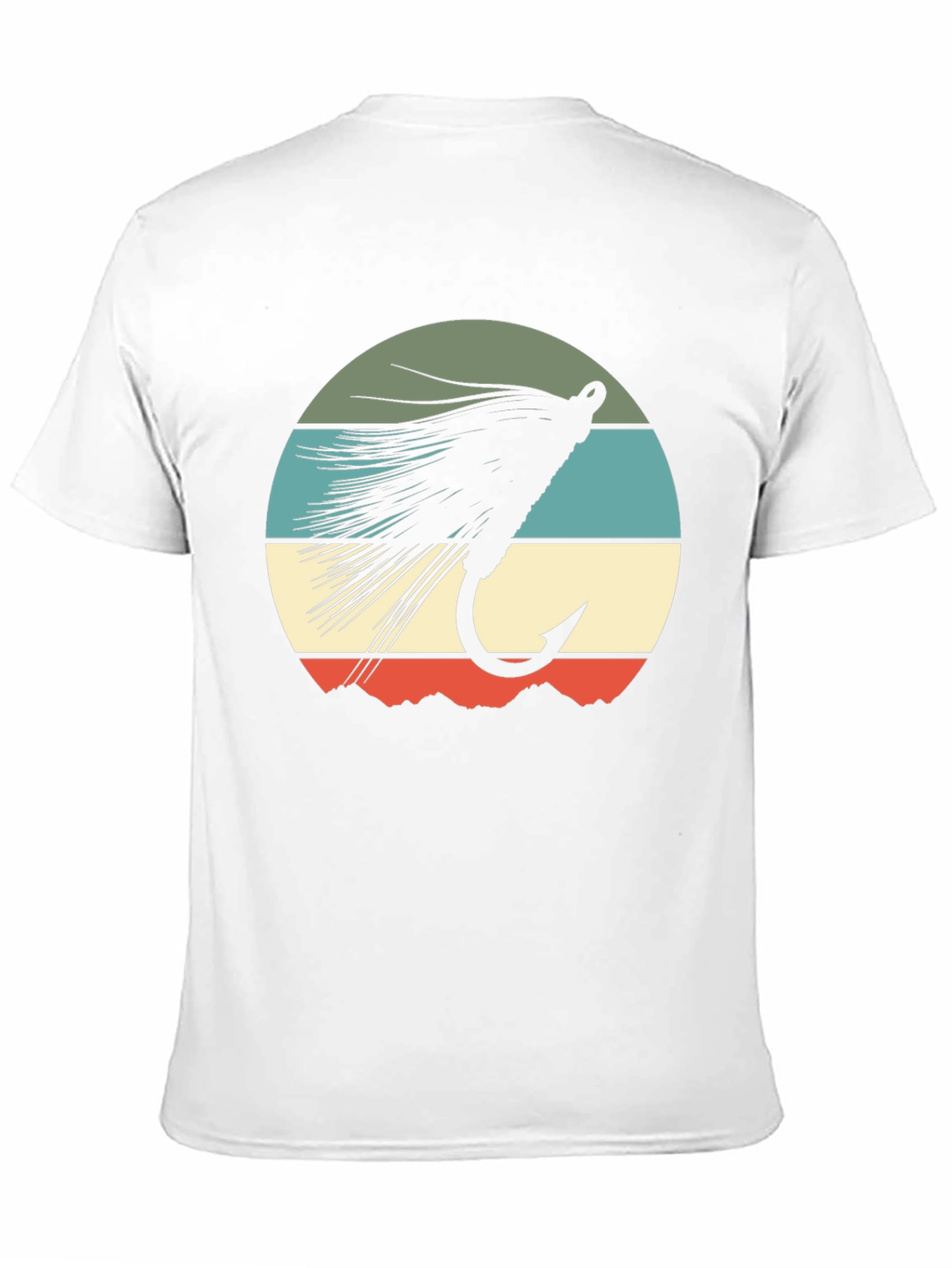 Fly Fishing Lure Retro Graphic T-Shirt