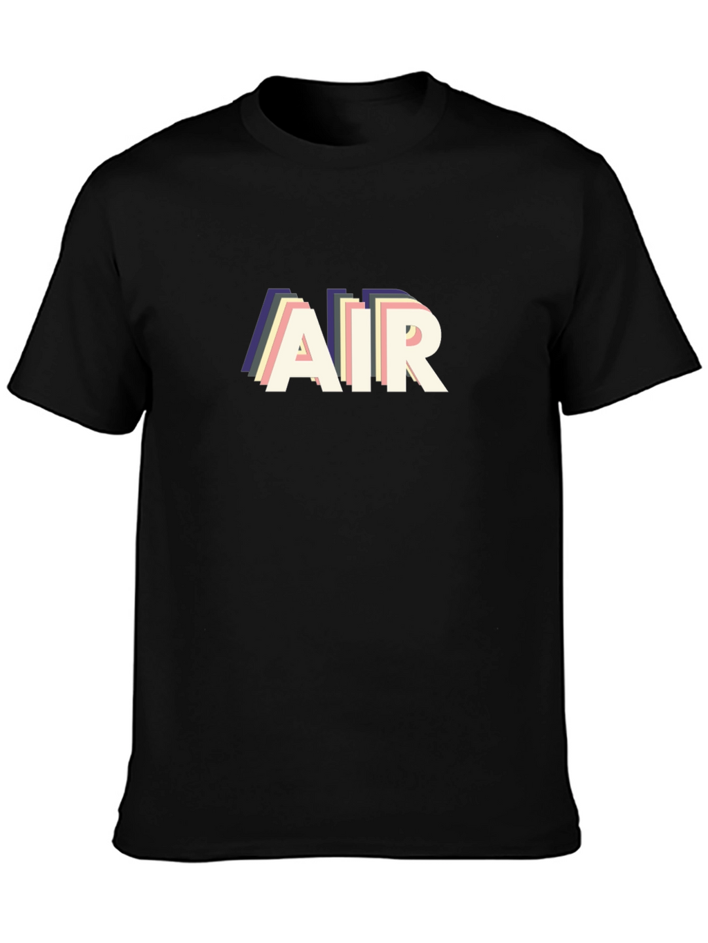 Retro AIR Graphic Black T-Shirt