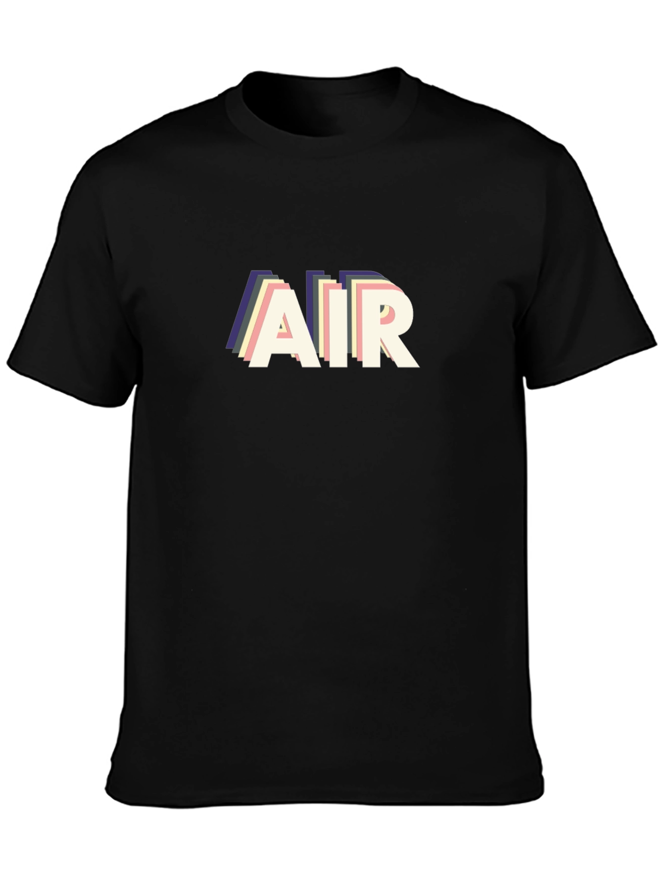 Retro AIR Graphic Black T-Shirt