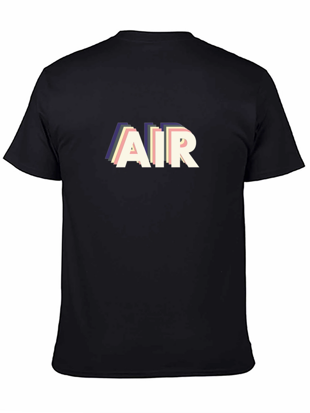 Retro AIR Graphic Black T-Shirt