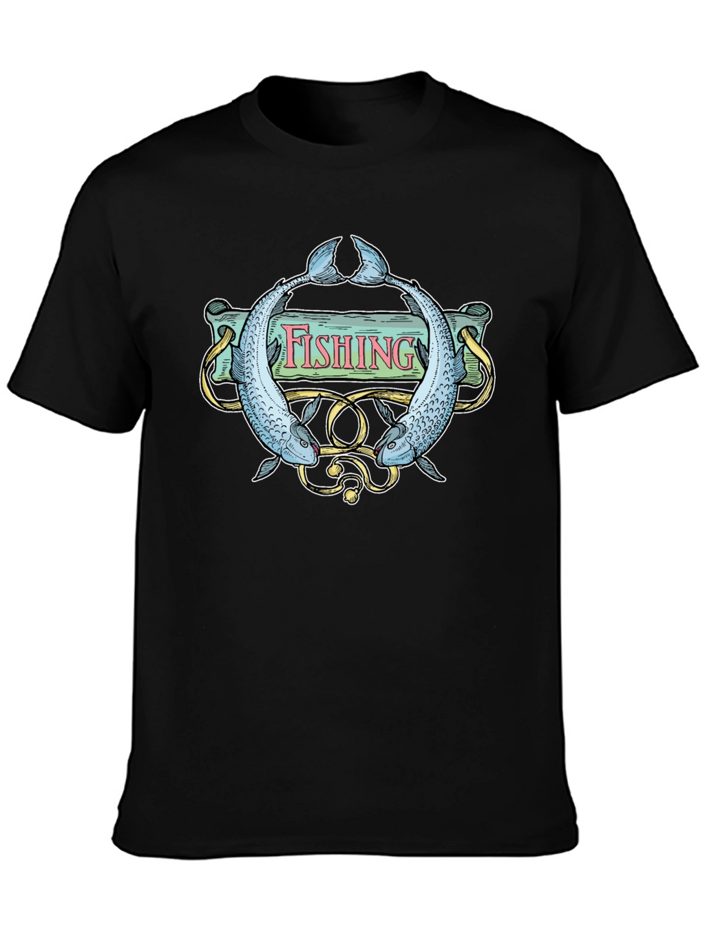 Fishing T-Shirt - Two Fish Design