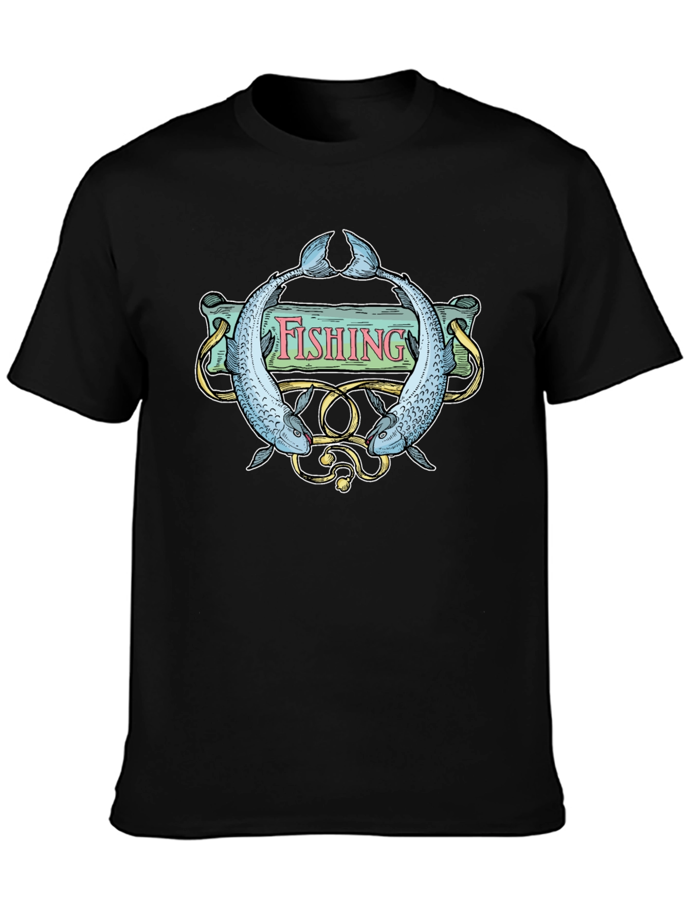 Fishing T-Shirt - Two Fish Design