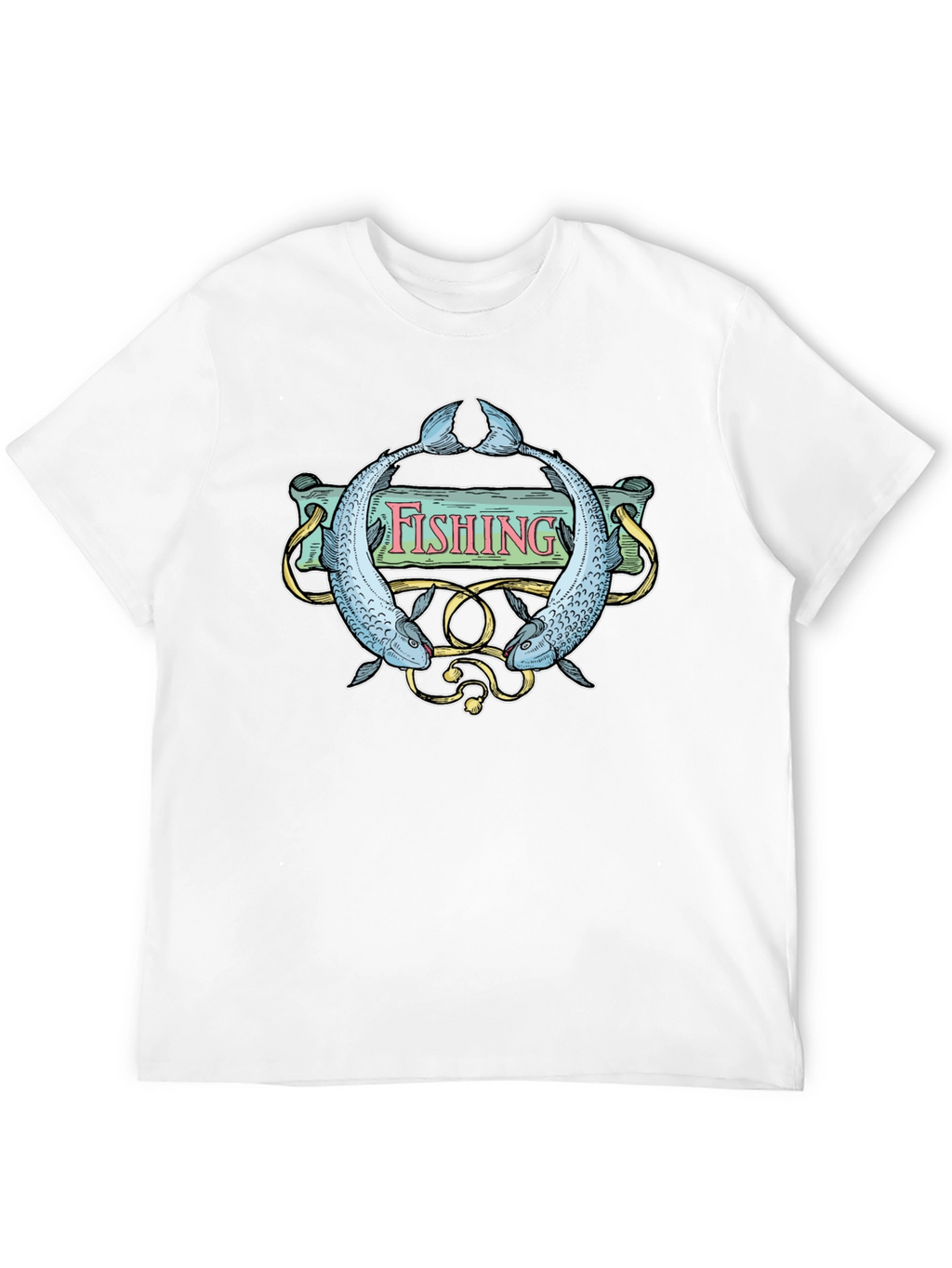 Fishing T-Shirt - Two Fish Design