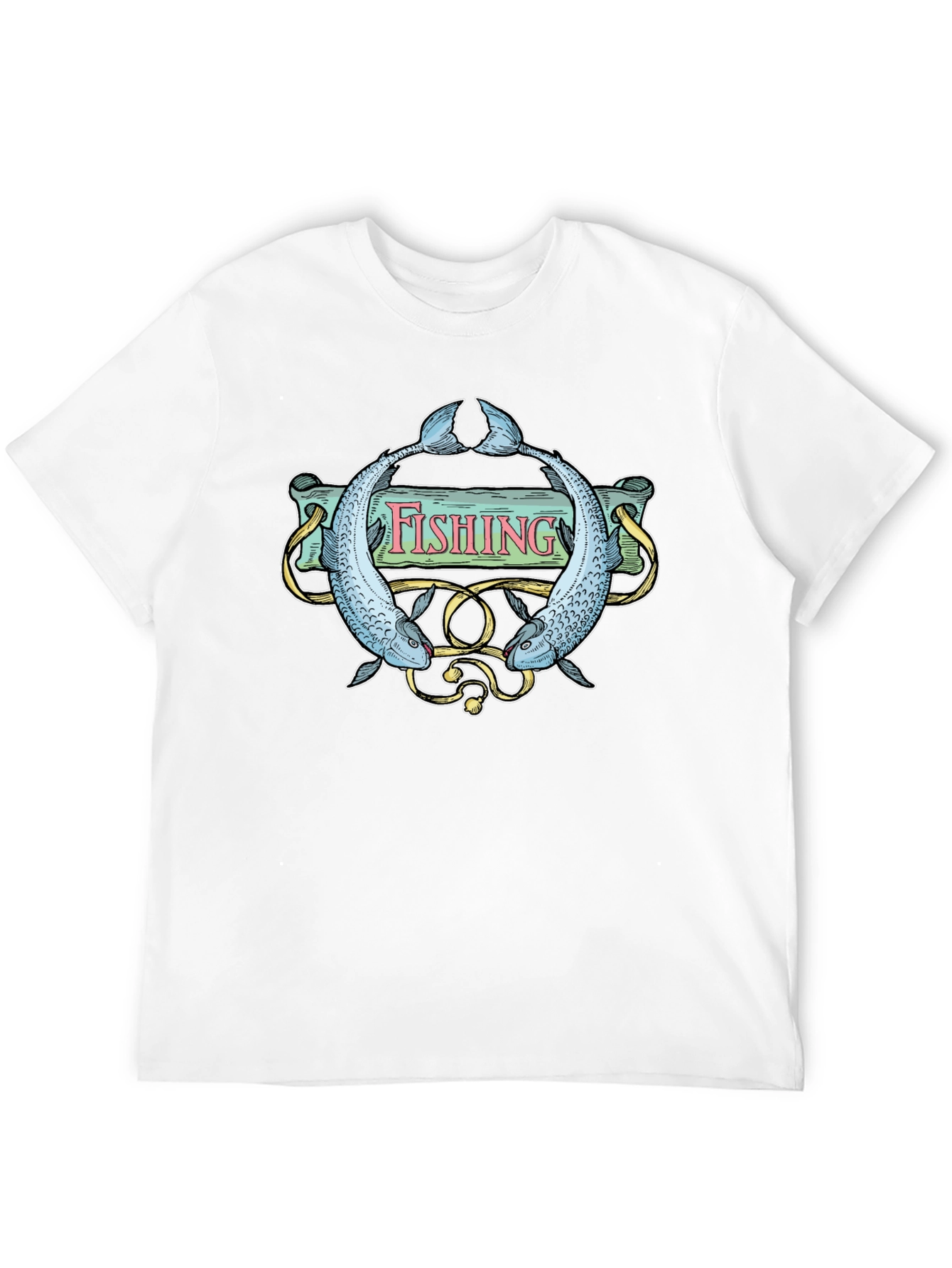 Fishing T-Shirt - Two Fish Design