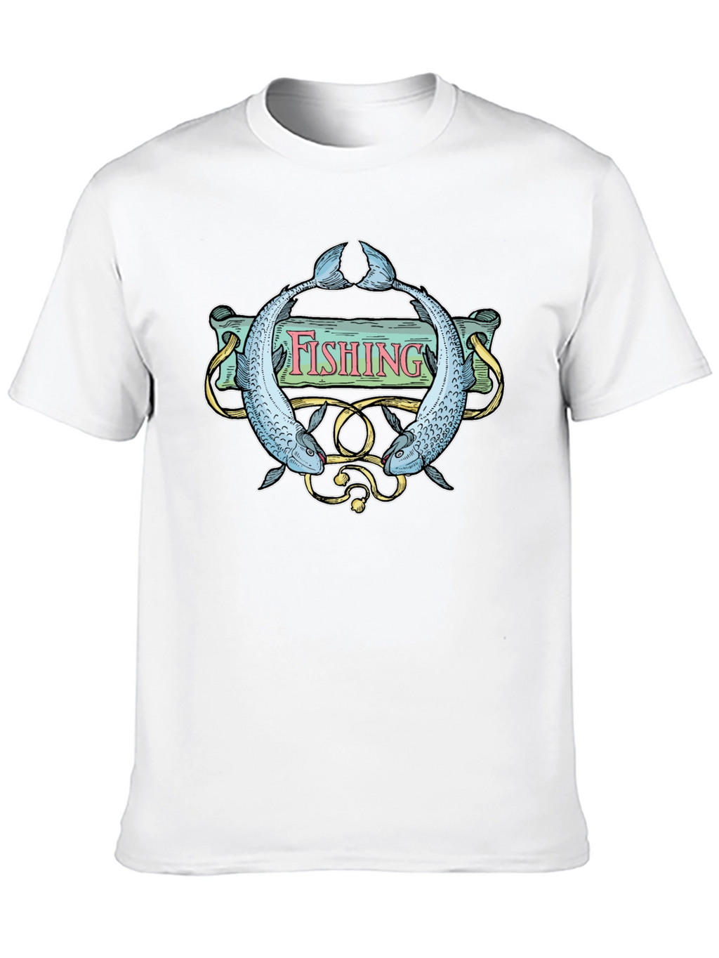 Fishing T-Shirt - Two Fish Design