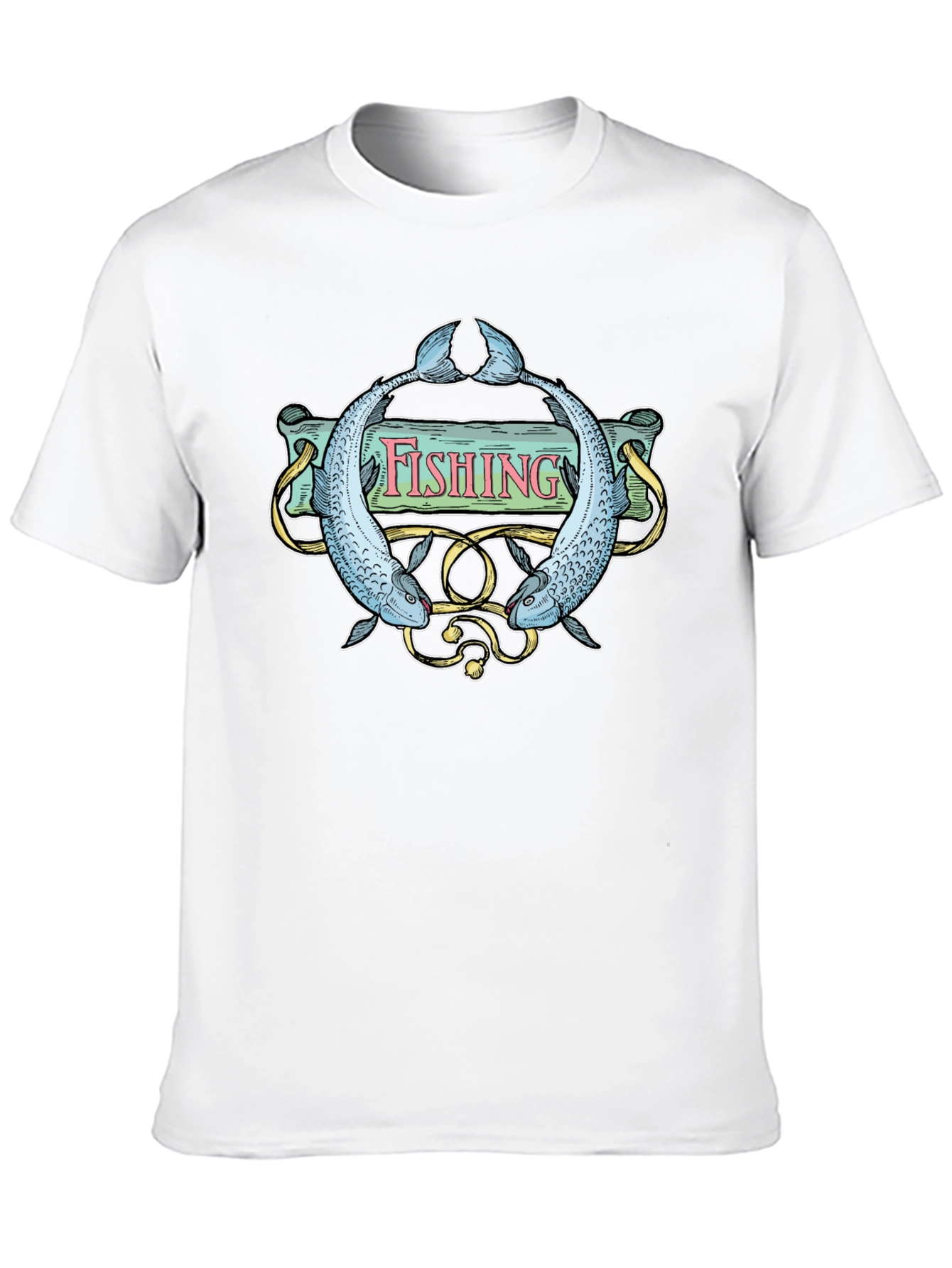 Fishing T-Shirt - Two Fish Design