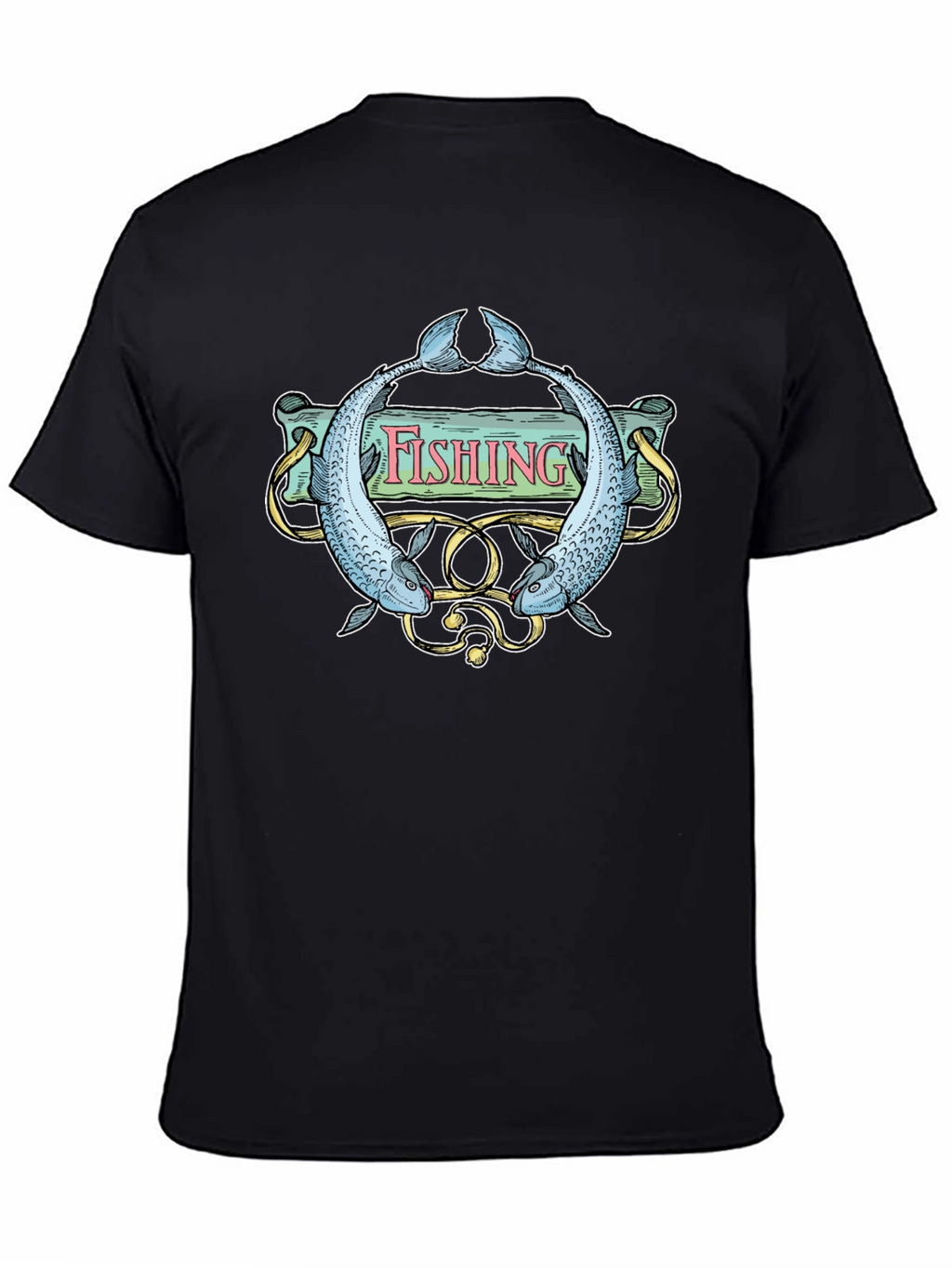 Fishing T-Shirt - Two Fish Design