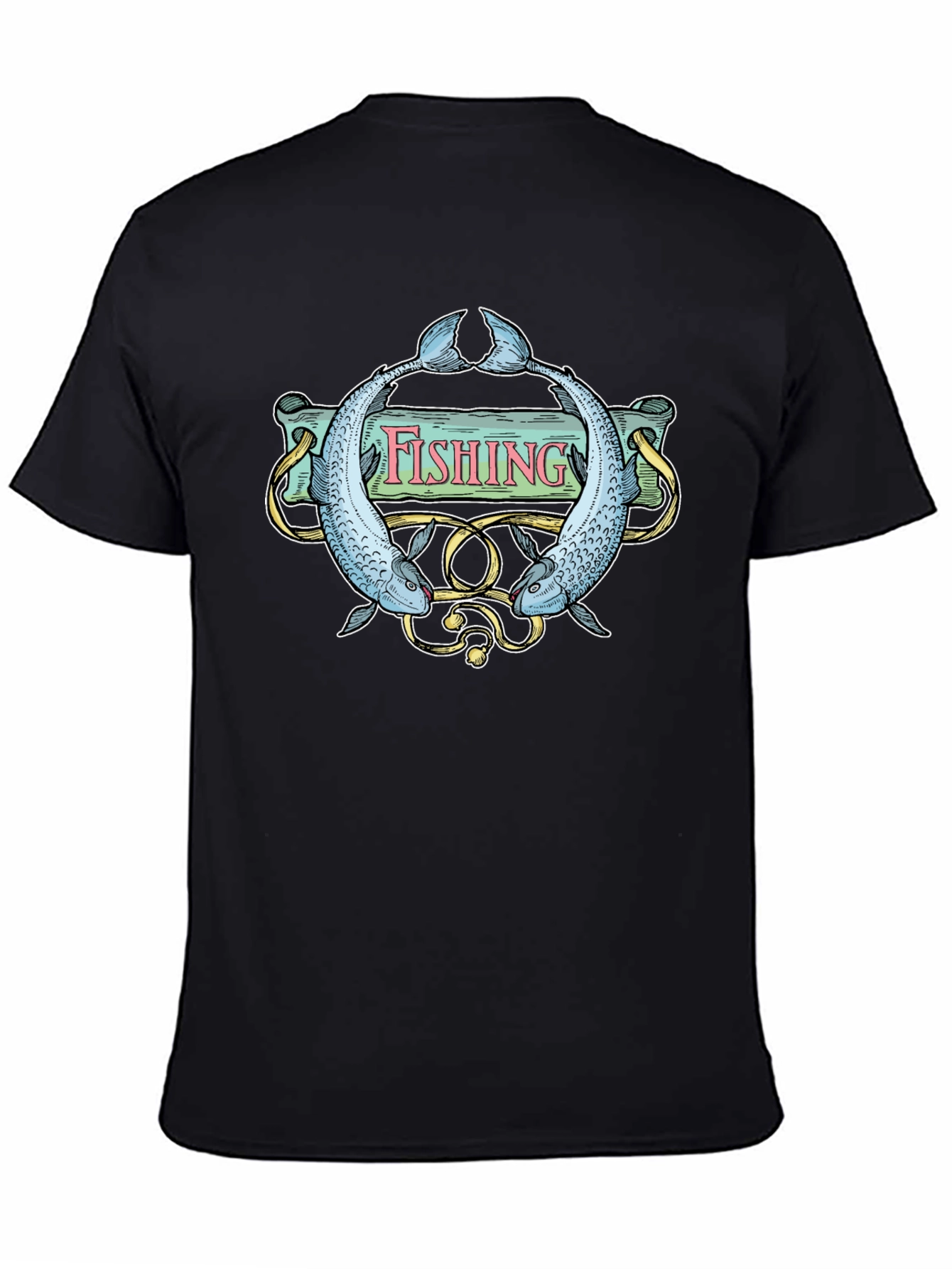 Fishing T-Shirt - Two Fish Design