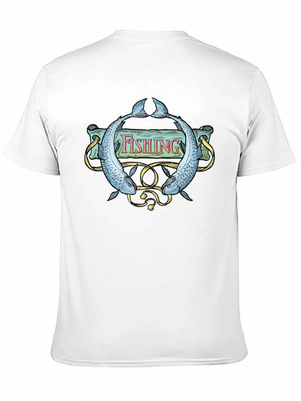 Fishing T-Shirt - Two Fish Design