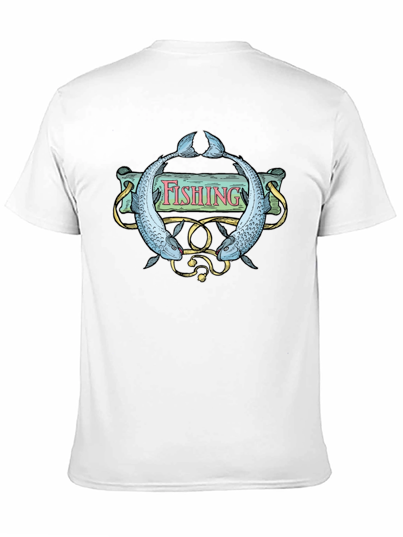 Fishing T-Shirt - Two Fish Design