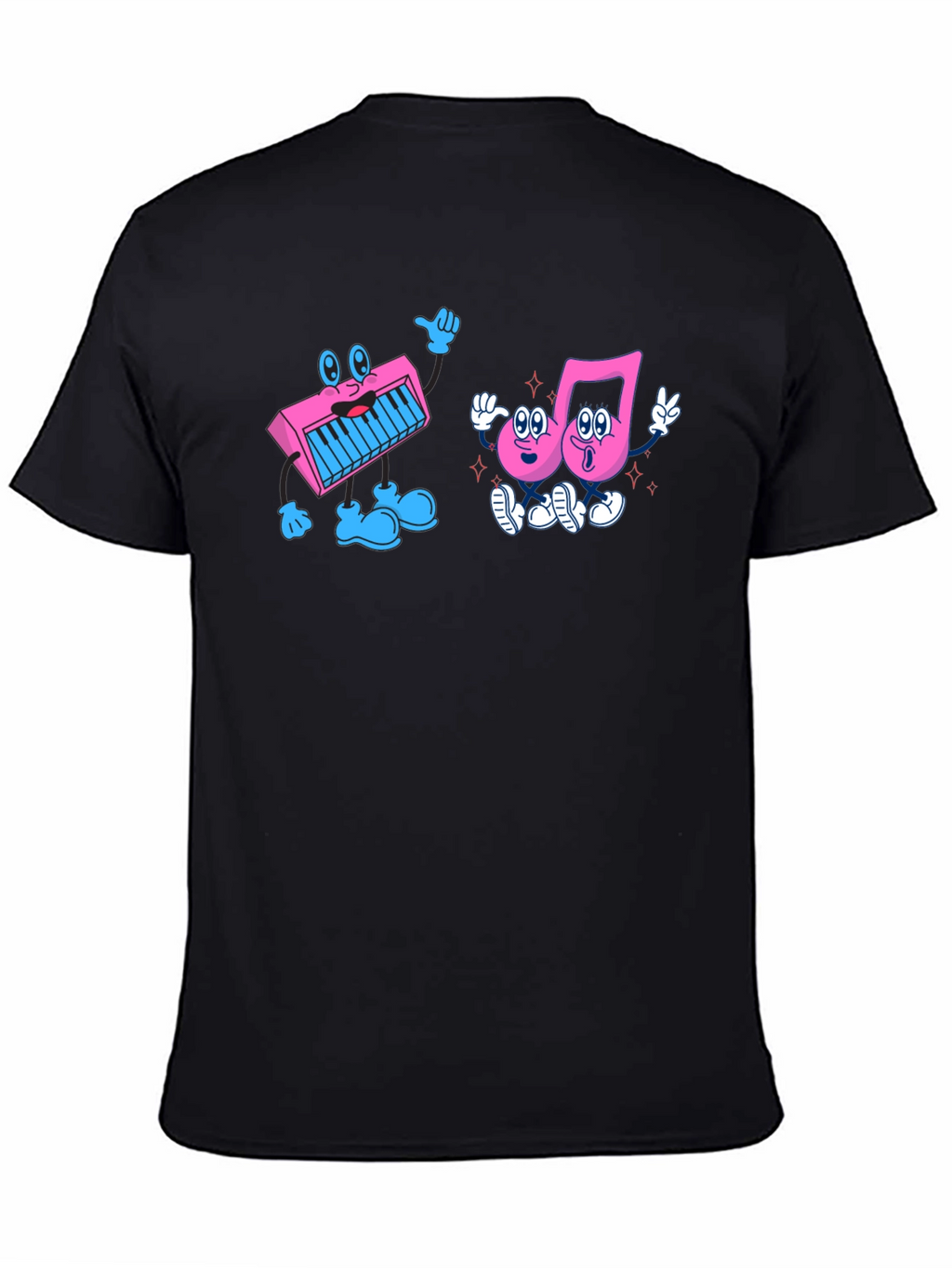 Musical Friends Graphic Tee - Black