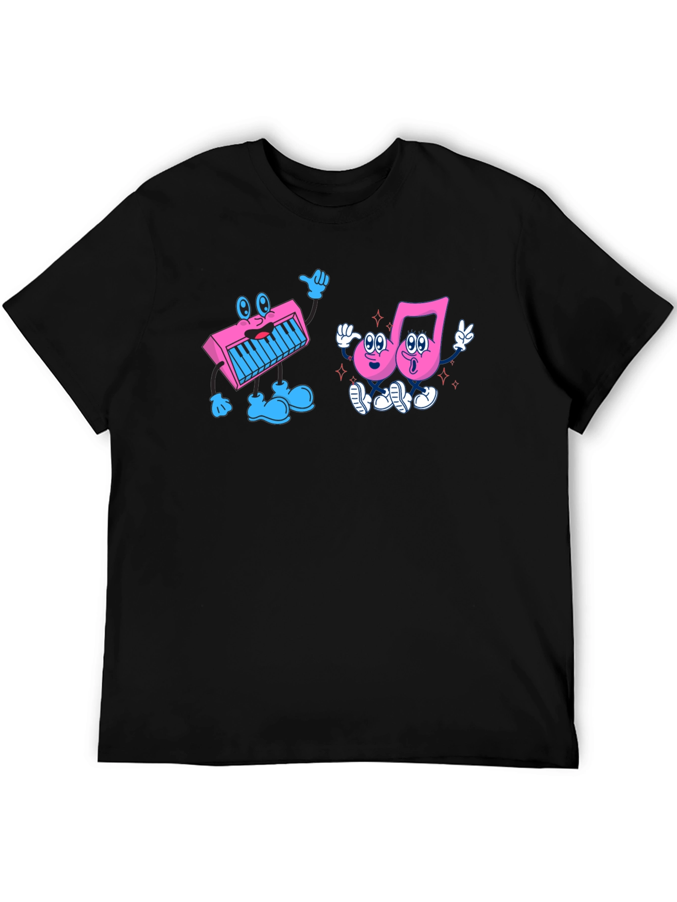 Musical Friends Graphic Tee - Black