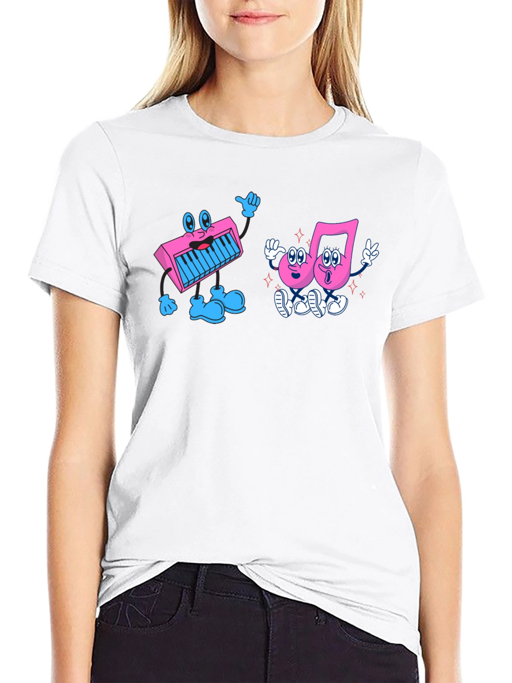 Musical Friends Graphic Tee - Black