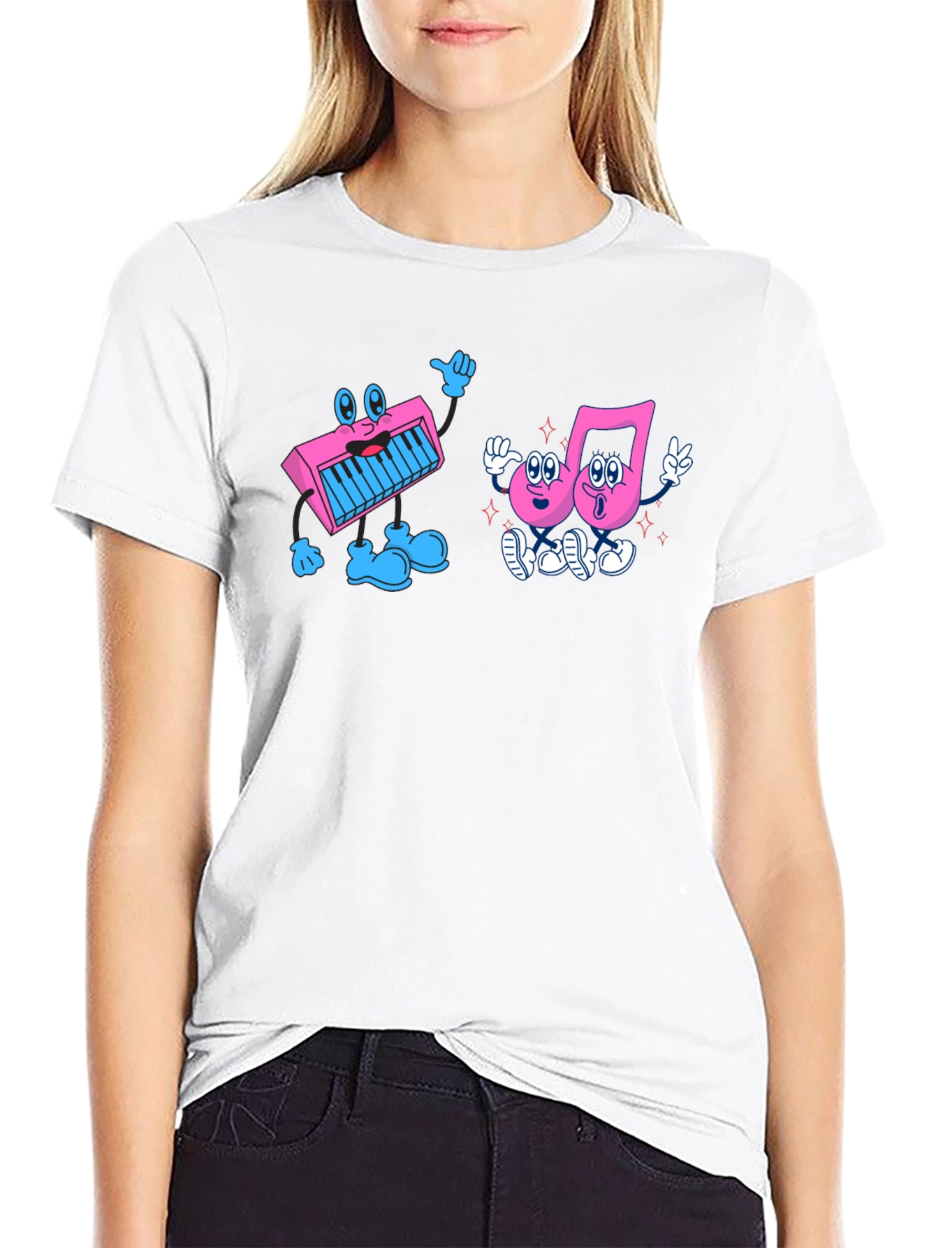 Musical Friends Graphic Tee - Black