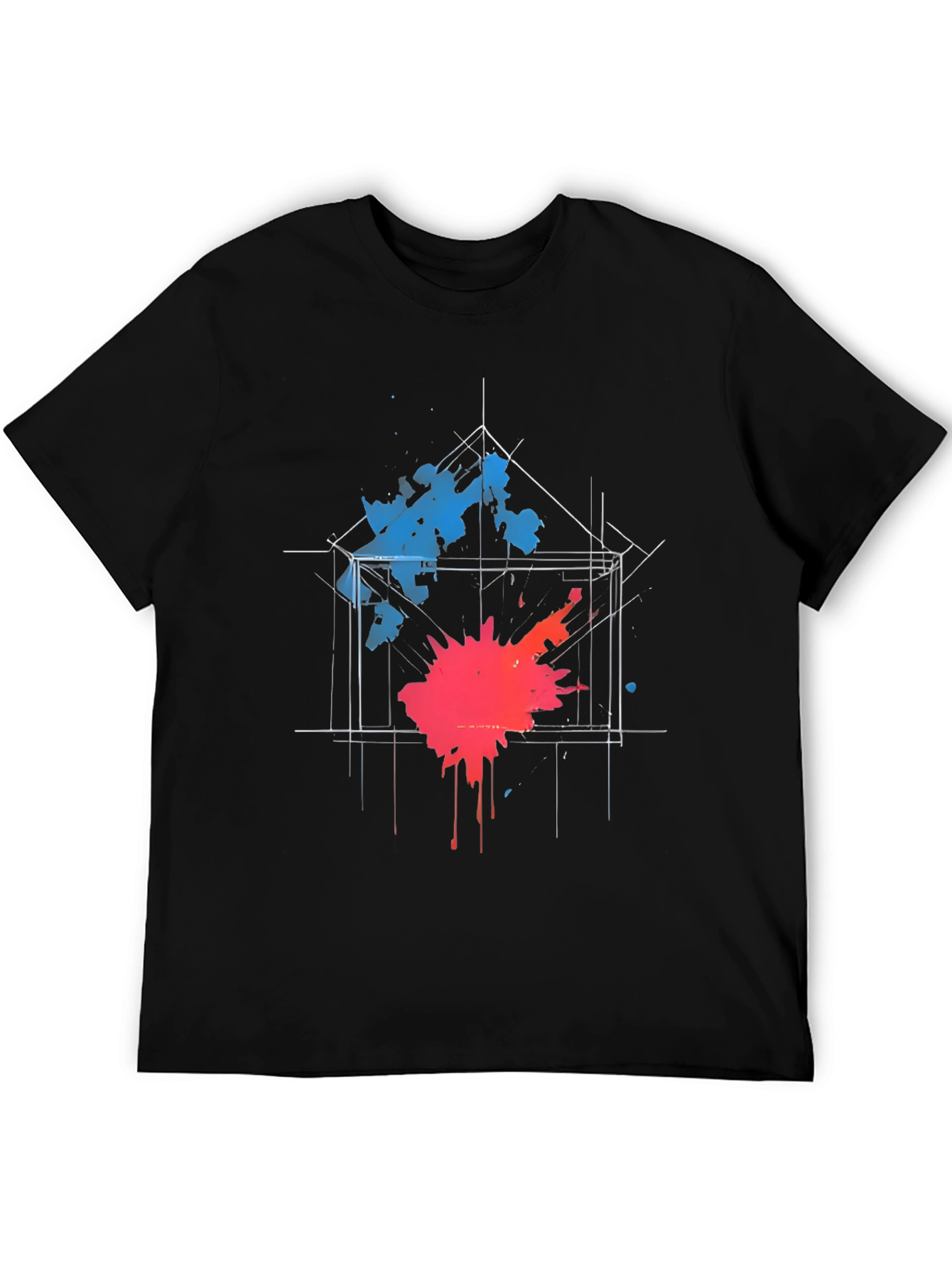 Abstract Splatter Graphic Tee