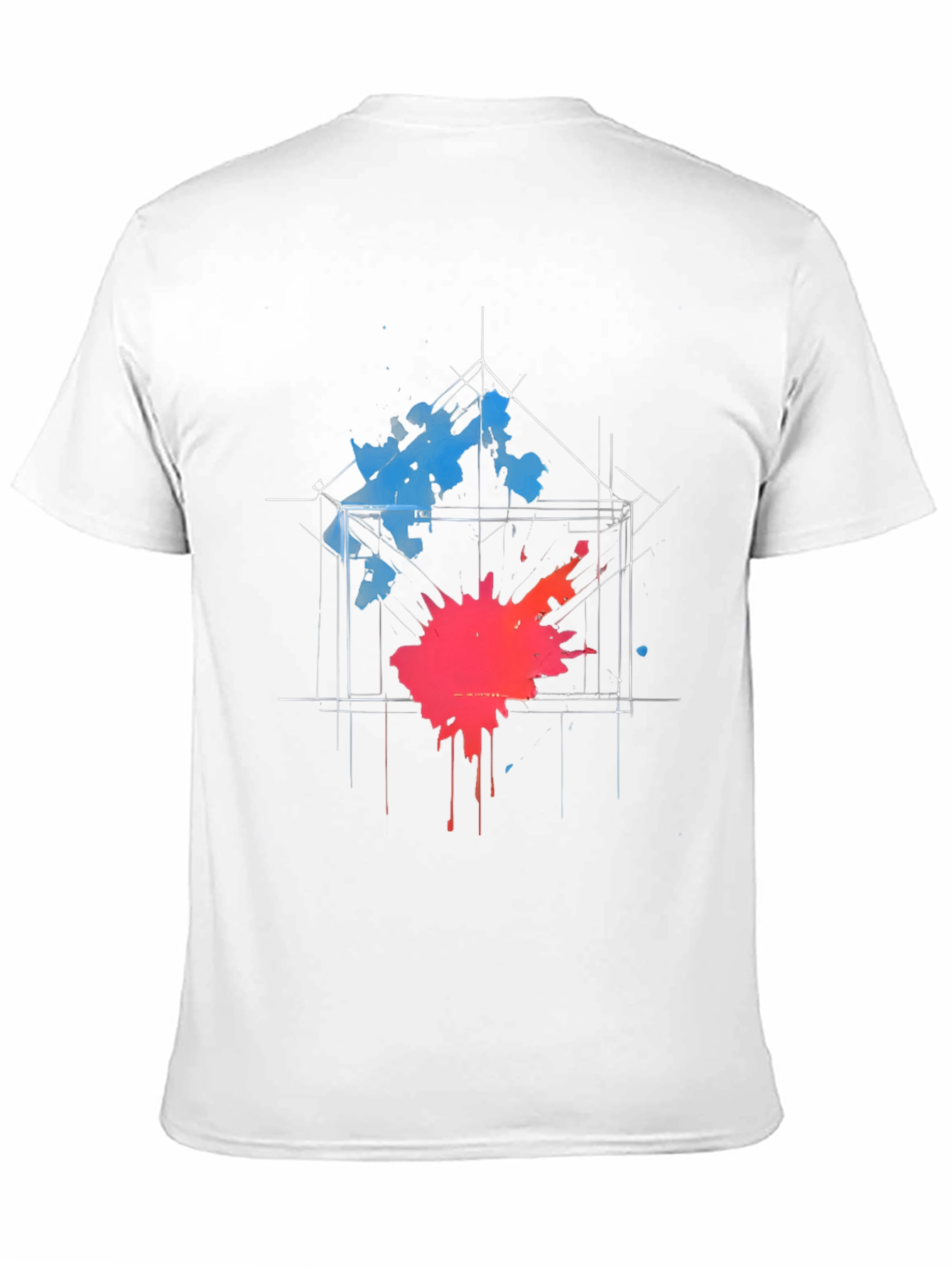 Abstract Splatter Graphic Tee