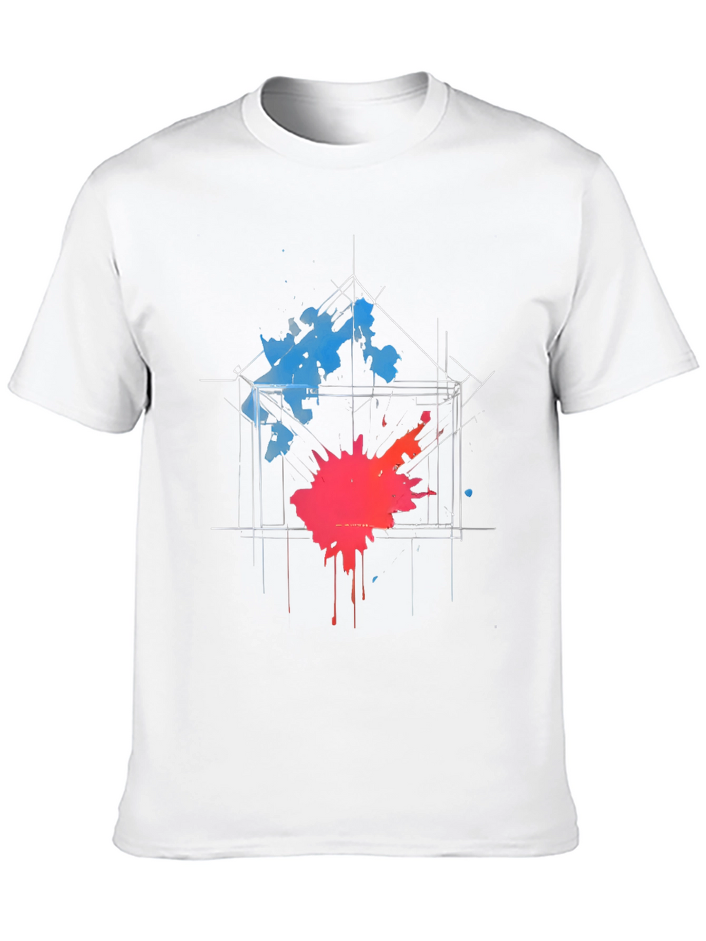 Abstract Splatter Graphic Tee