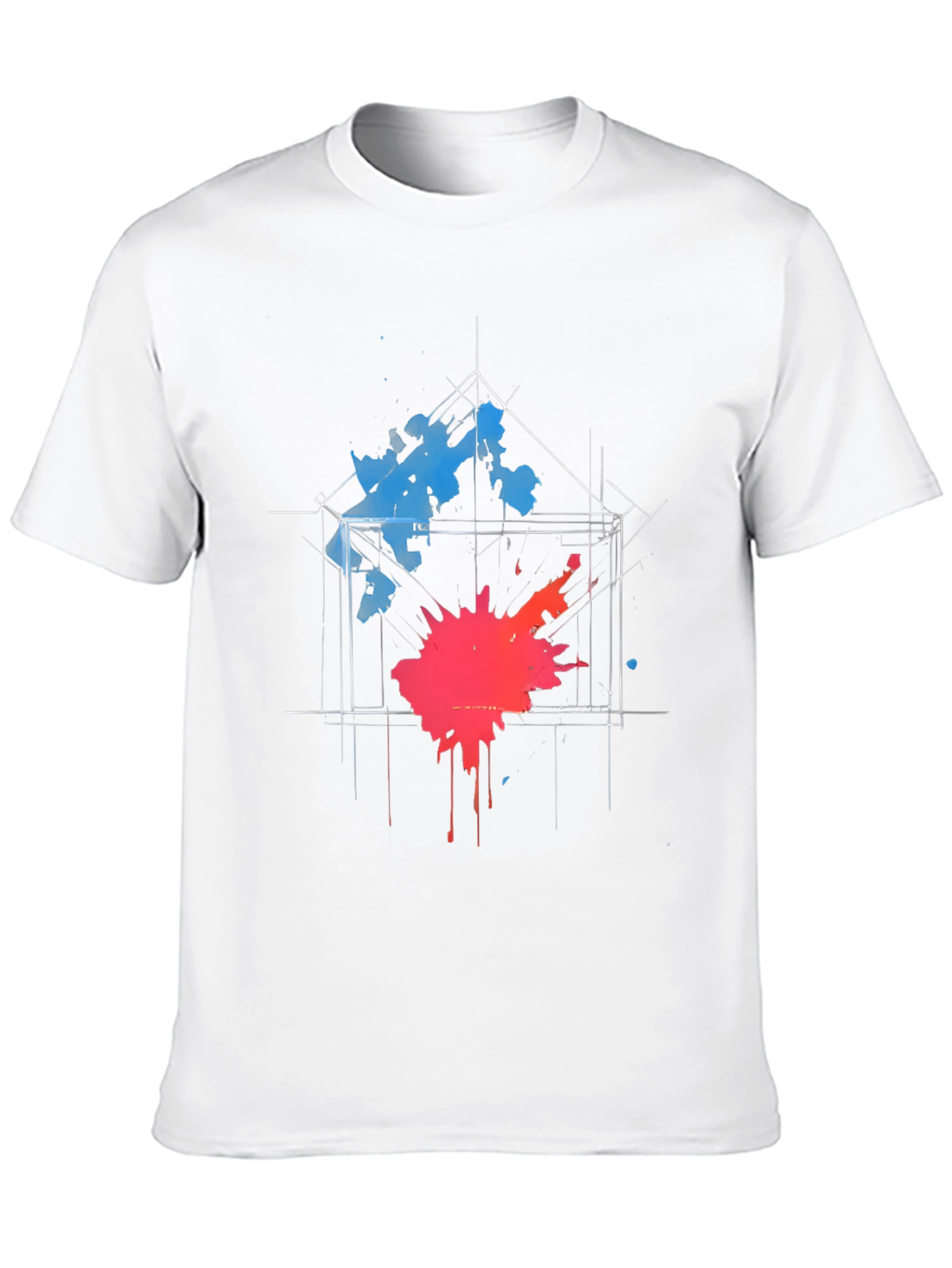 Abstract Splatter Graphic Tee