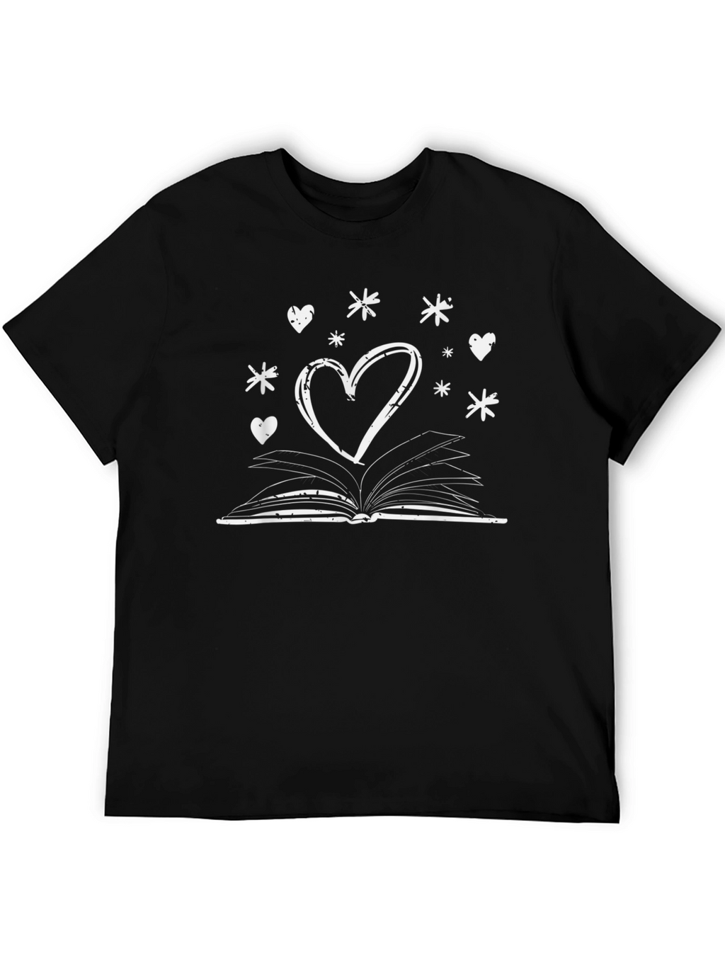 Book Heart Graphic Tee - Readers Delight