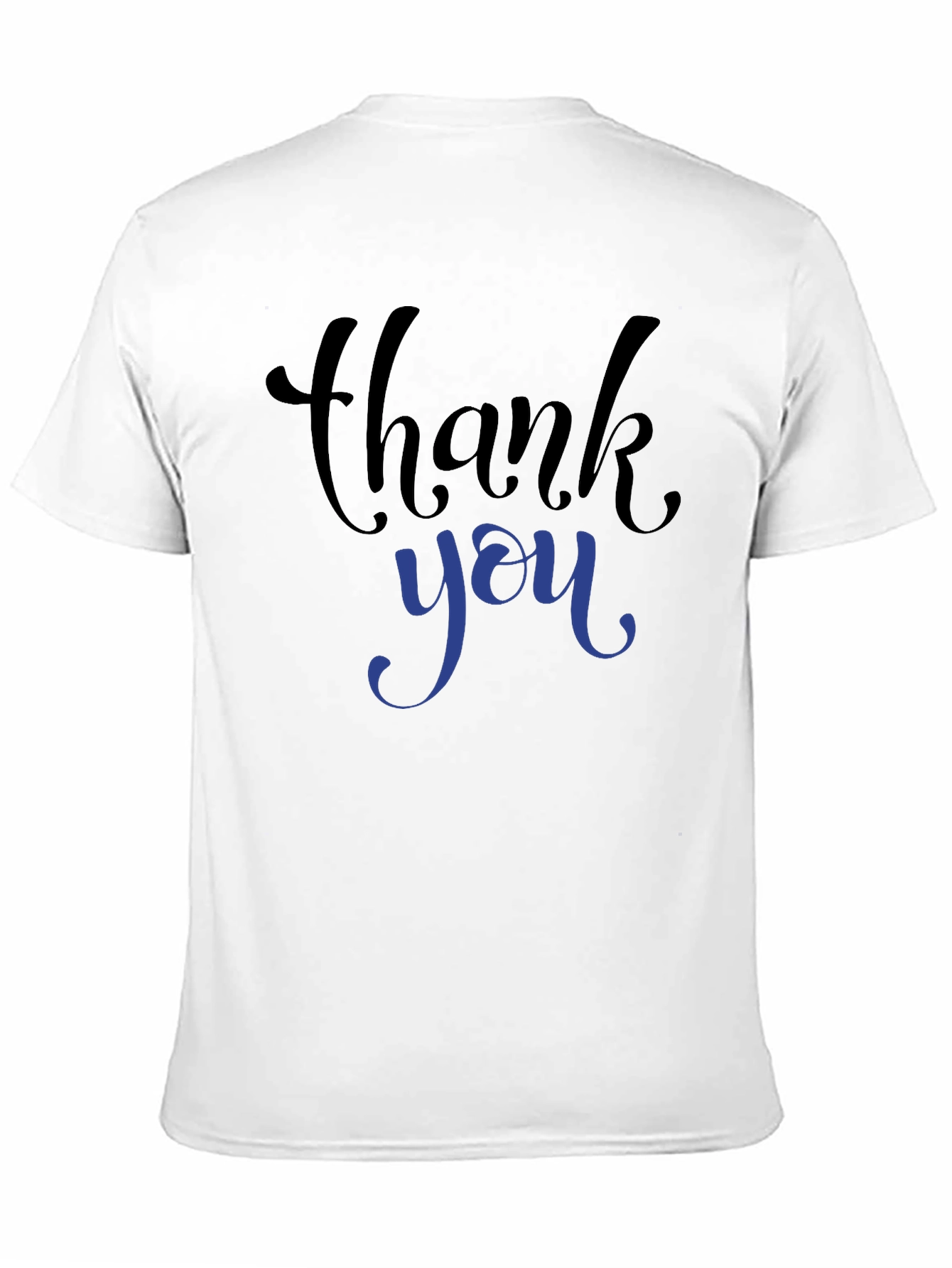 Thank You Graphic Tee - Black