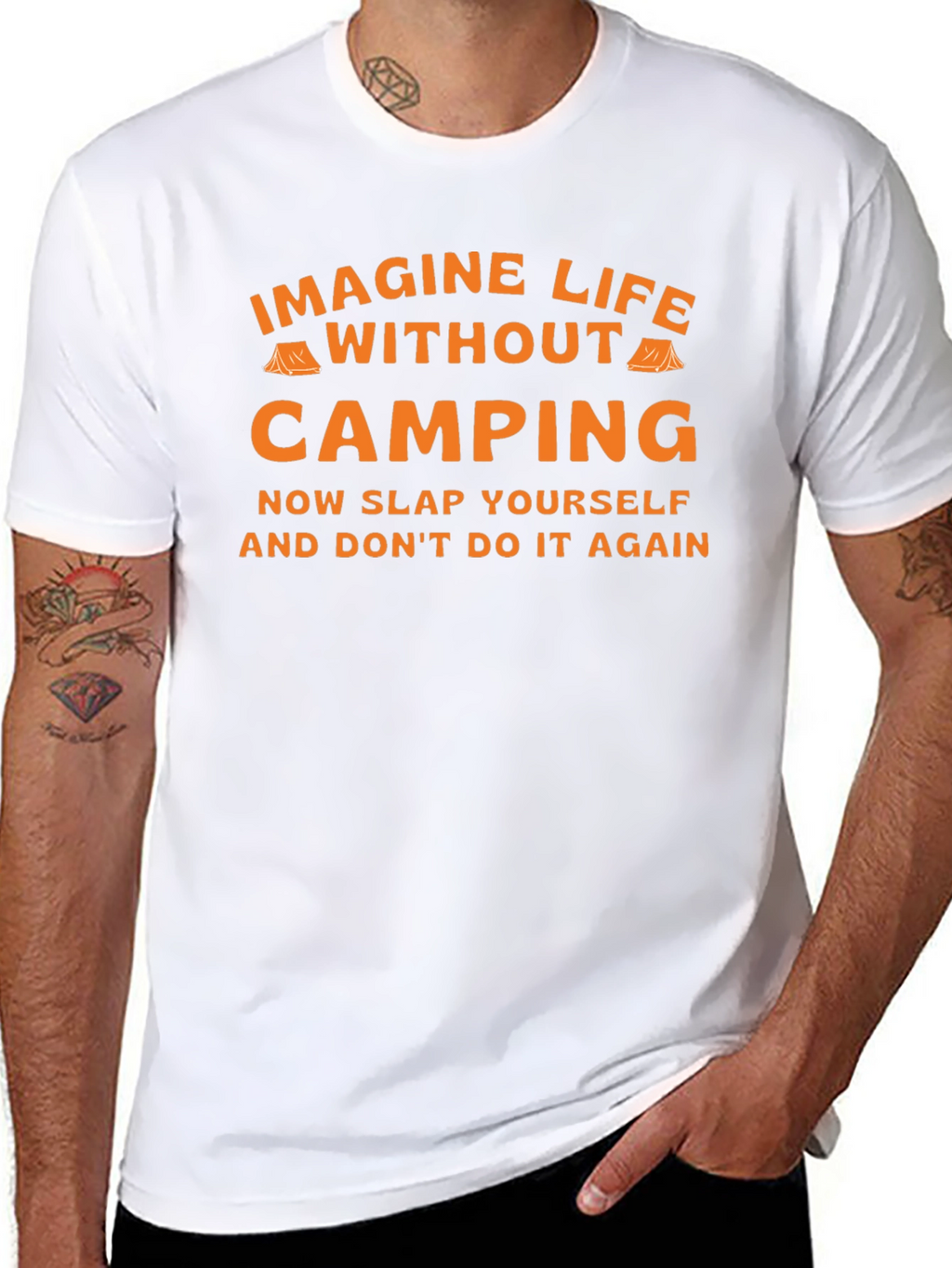 Funny Camping Graphic T-Shirt