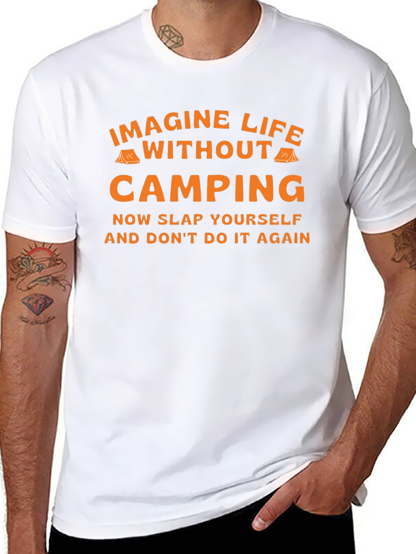 Funny Camping Graphic T-Shirt