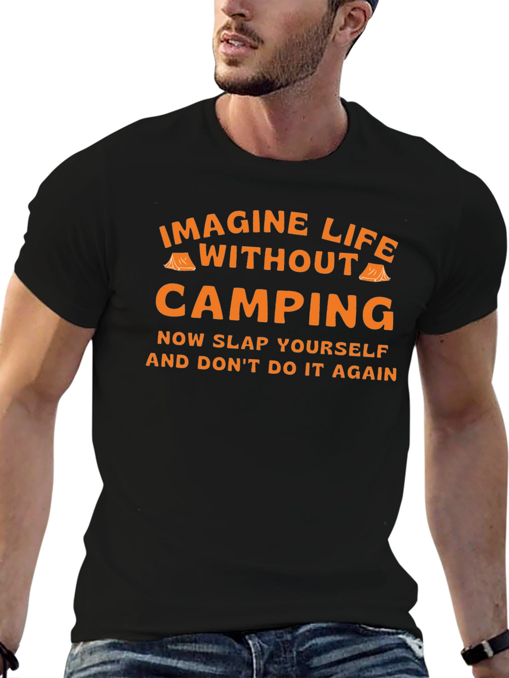 Funny Camping Graphic T-Shirt