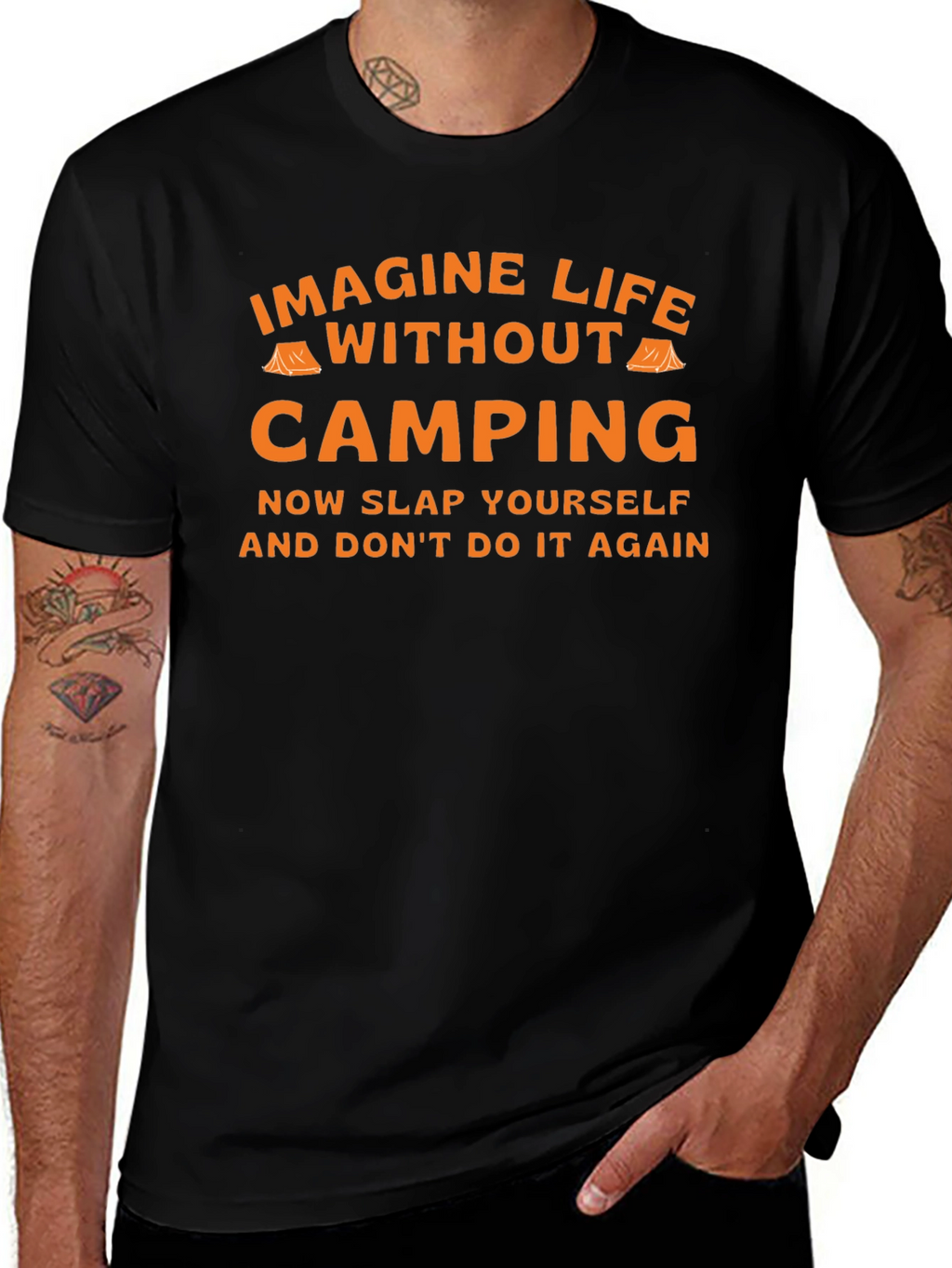 Funny Camping Graphic T-Shirt