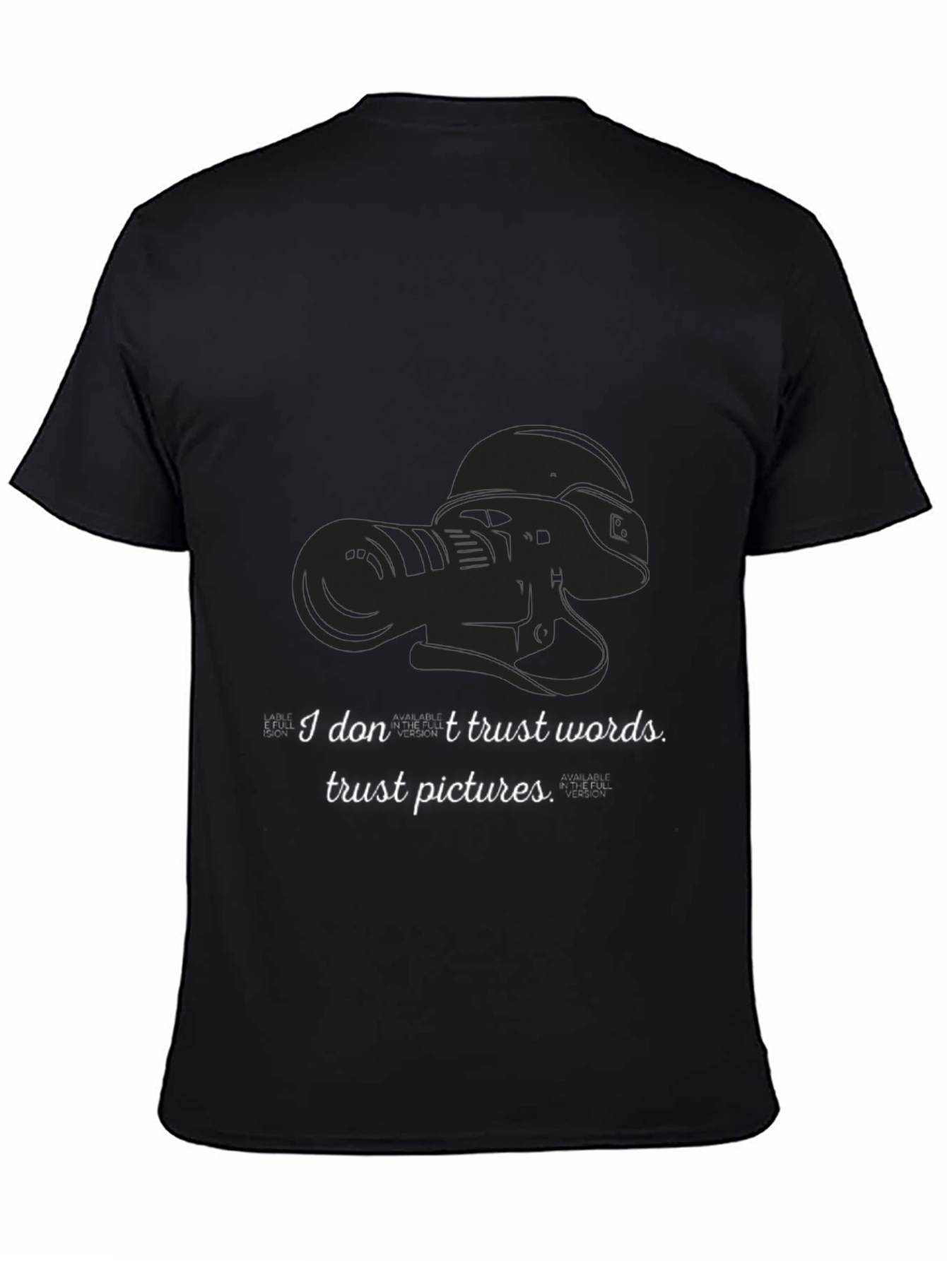 Trust Pictures Black Graphic Tee