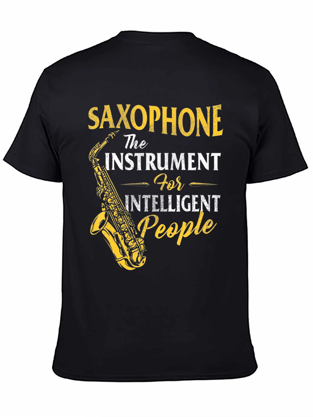 Saxophone Instrument Intelligent People T-Shirt