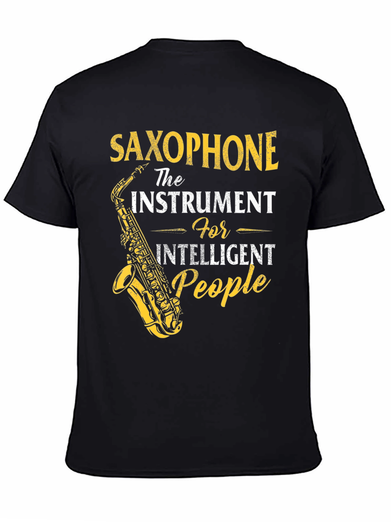 Saxophone Instrument Intelligent People T-Shirt