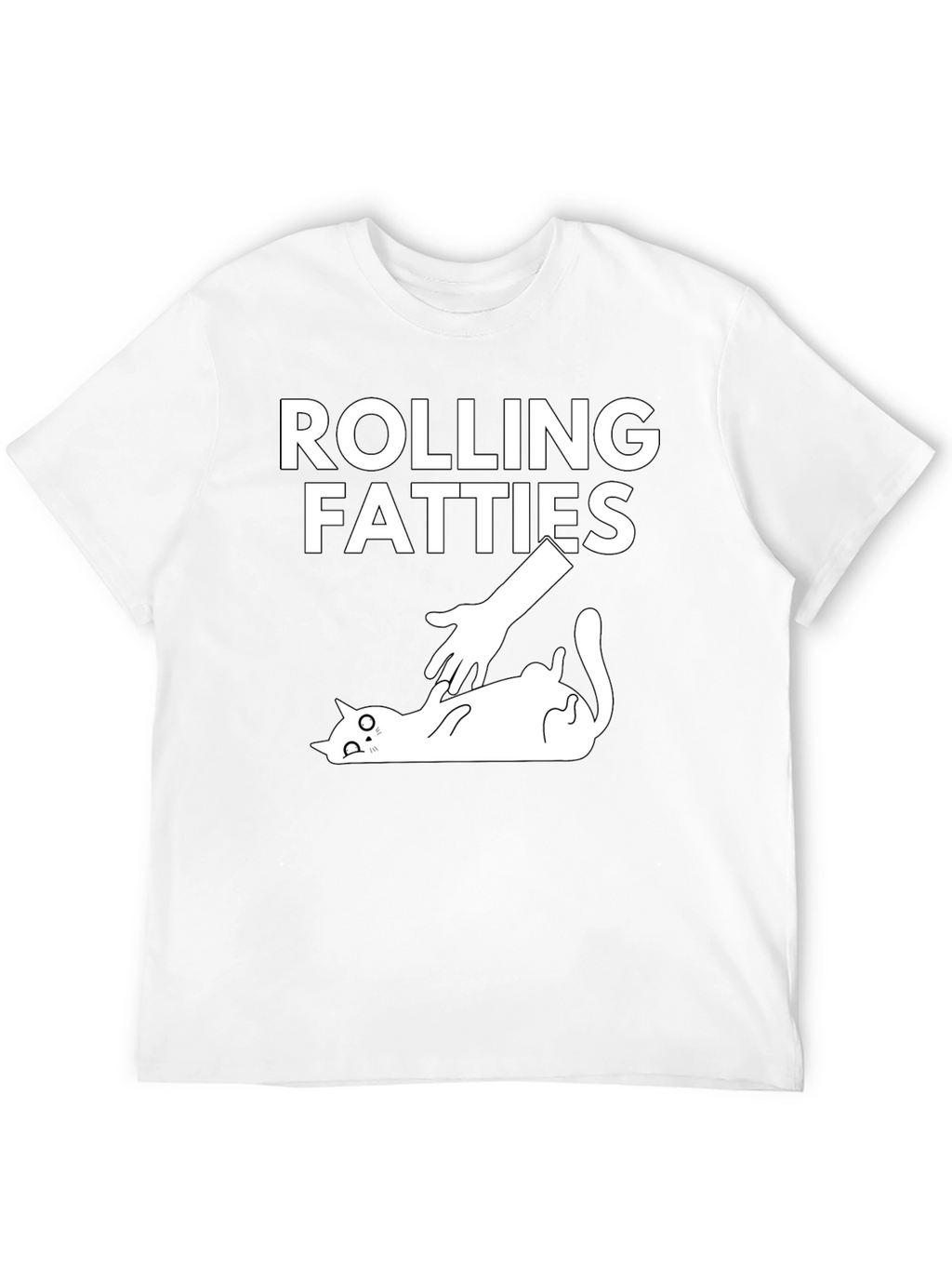 Rolling Fatties Cat T-Shirt