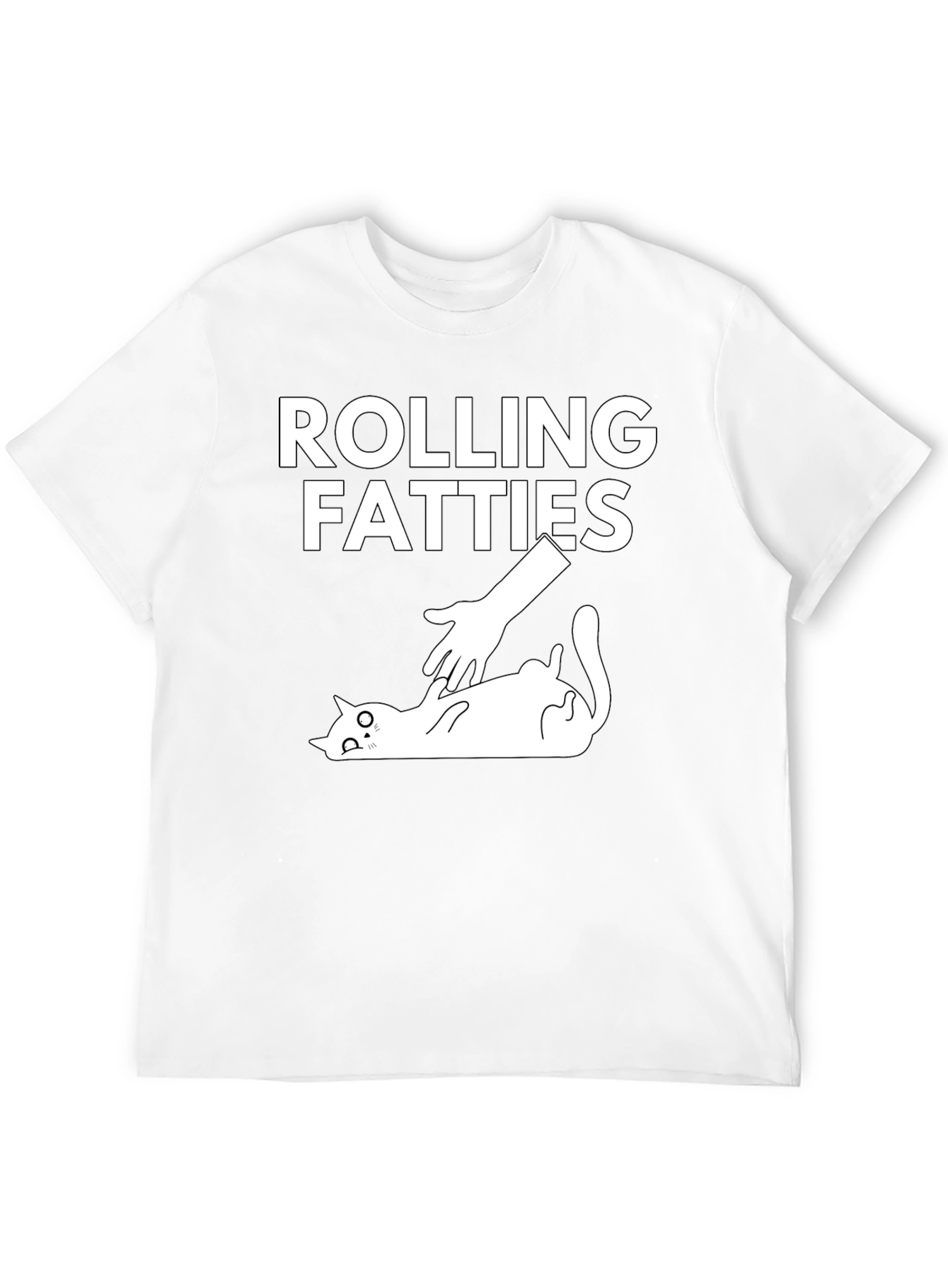 Rolling Fatties Cat T-Shirt