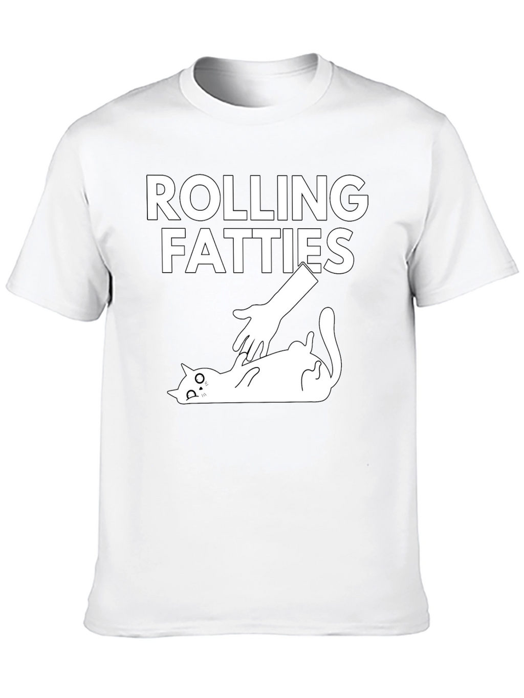 Rolling Fatties Cat T-Shirt